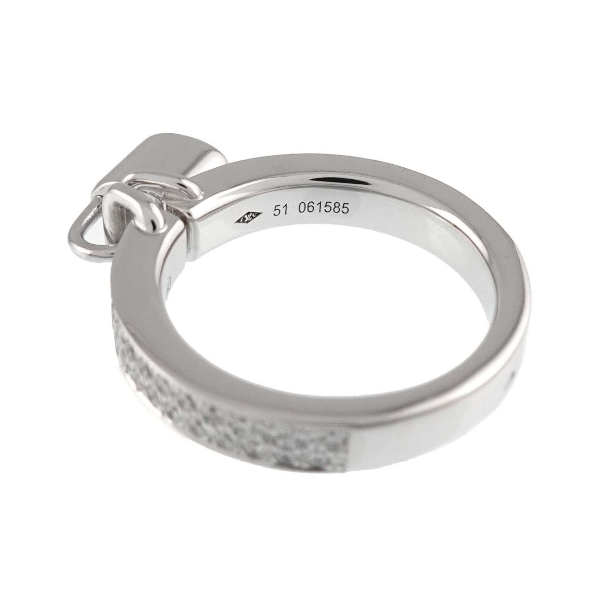 Lockit Diamond Ring 18K size51 5.5-5.75(US)