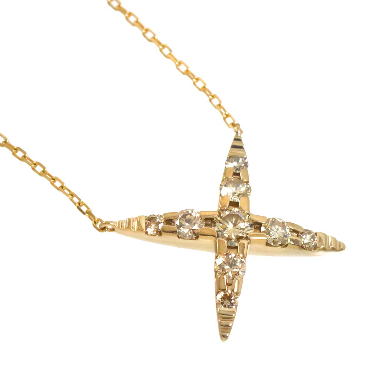 BrownDiamond 0.45ct Necklace 18K Brown Gold 750