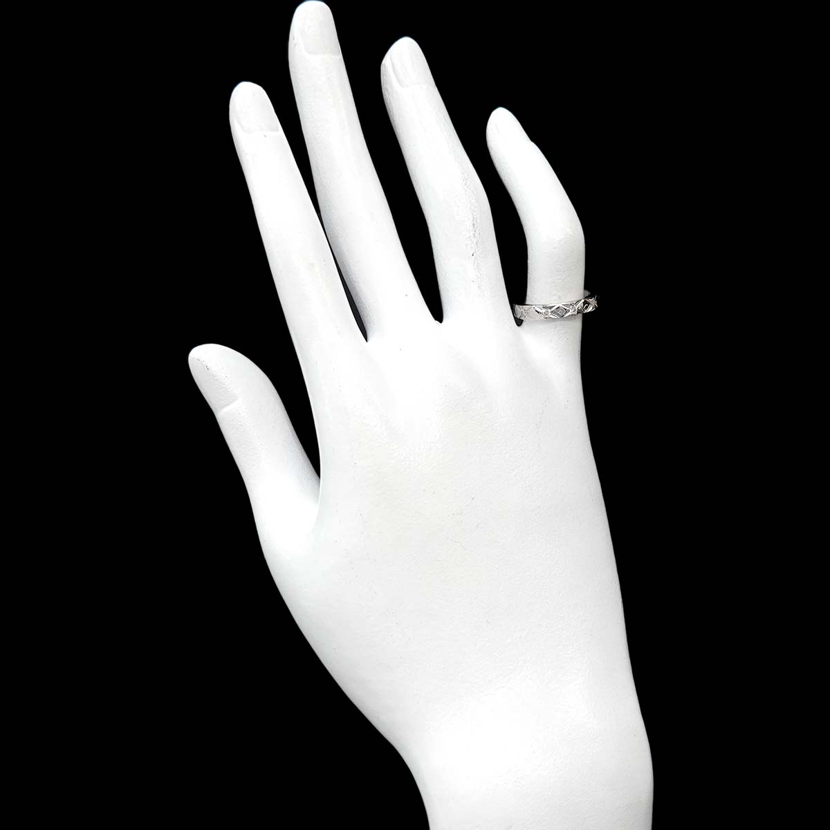 Diamond Ring Pt Platinum size48 4.5(US)