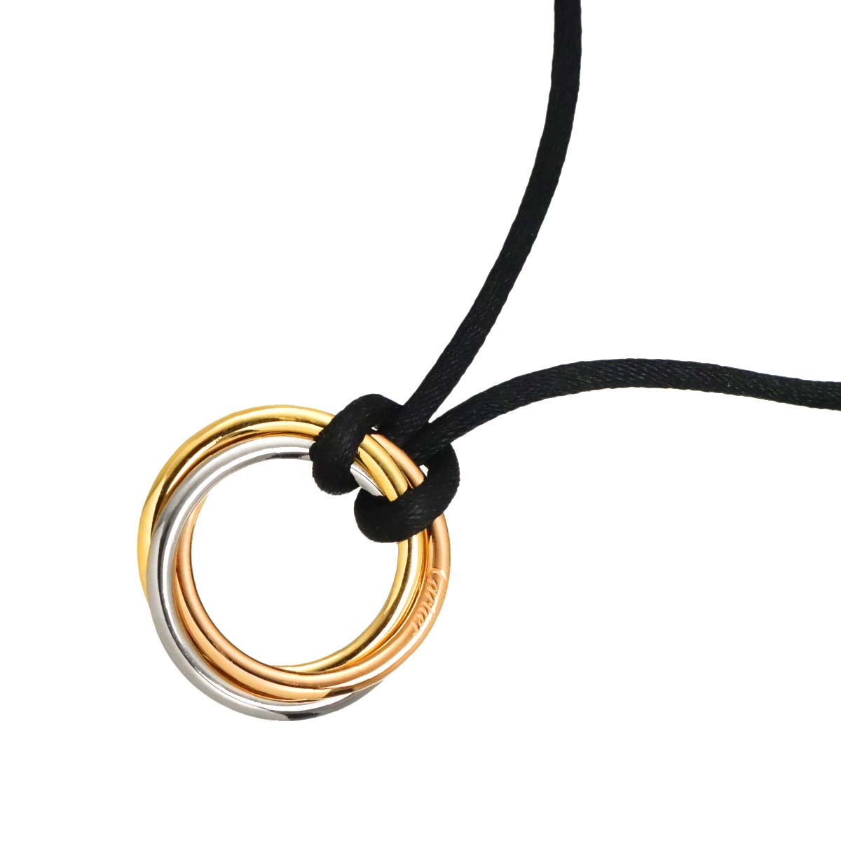 Trinity Necklace 18K YG WG PG 750