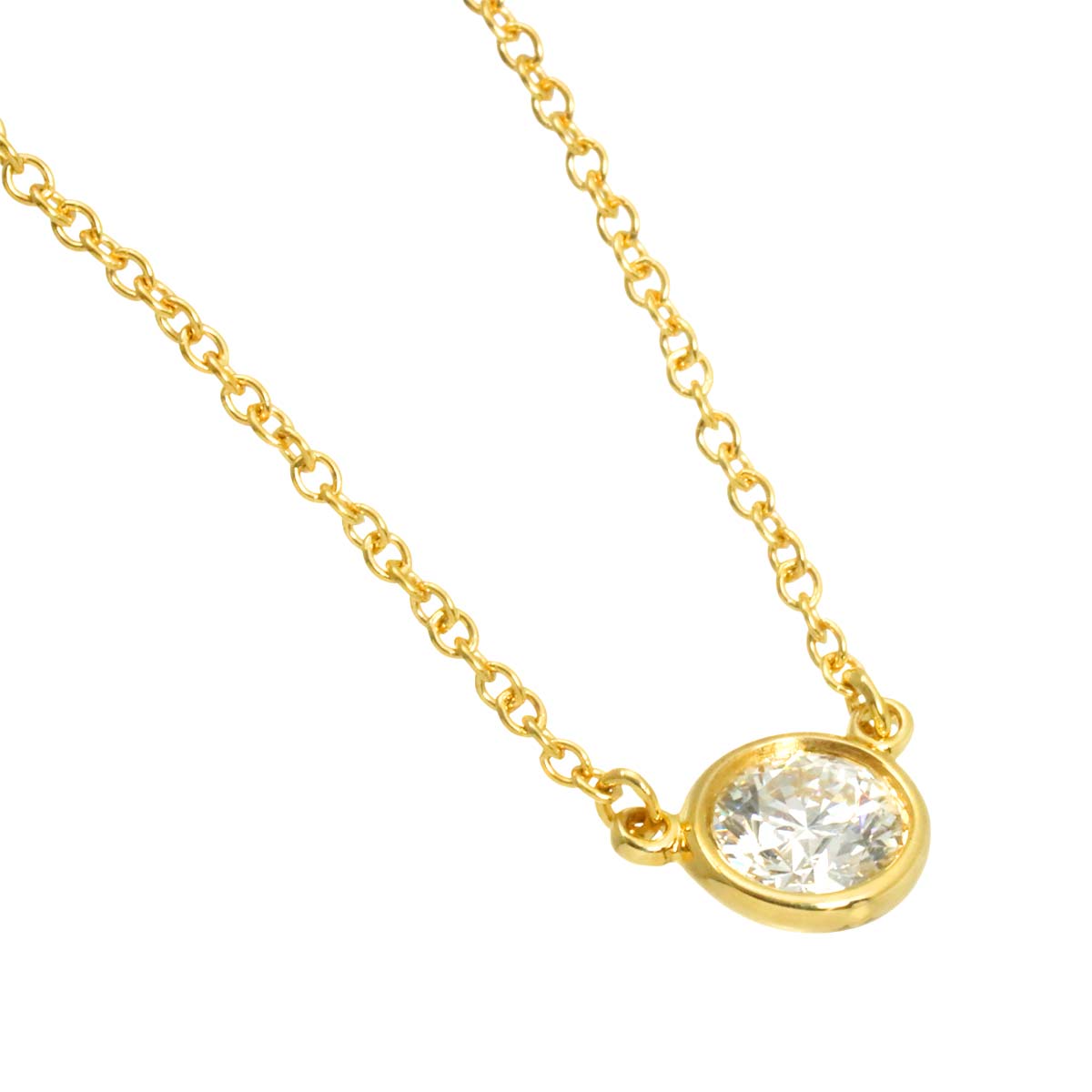 By The Yard Diamond Necklace 18K YG 750