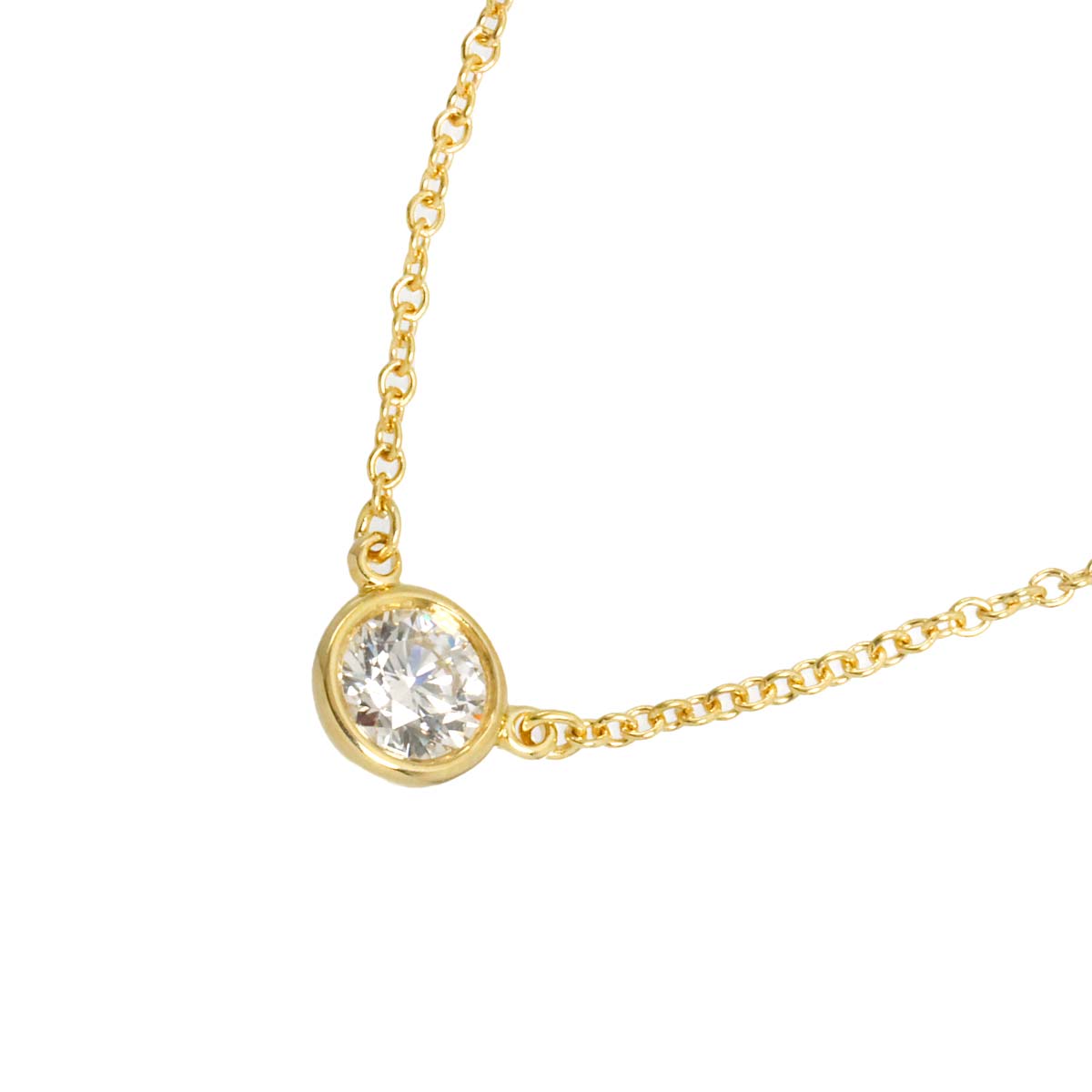 By The Yard Diamond Necklace 18K YG 750