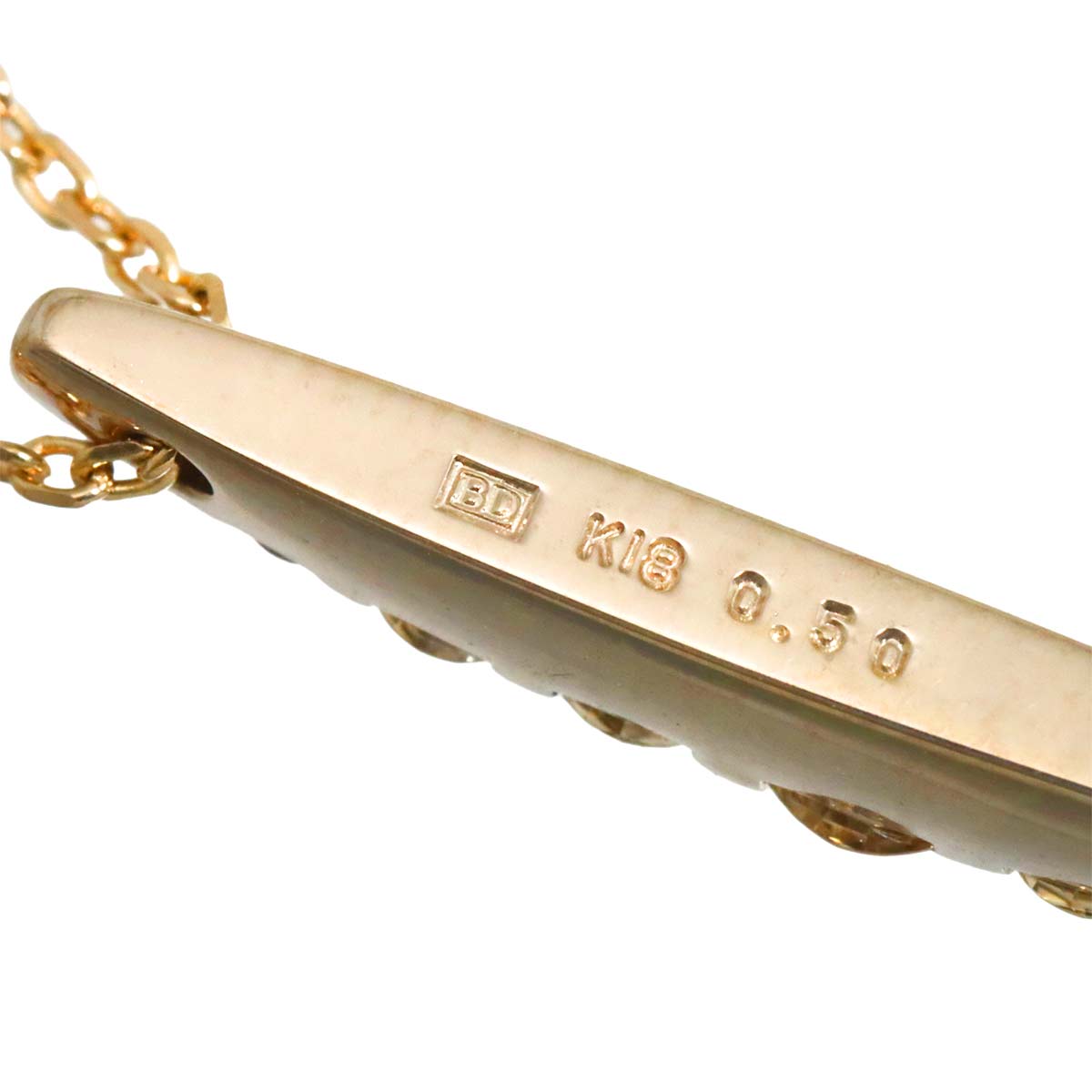 BrownDiamond 0.50ct Necklace 18K Brown Gold 750