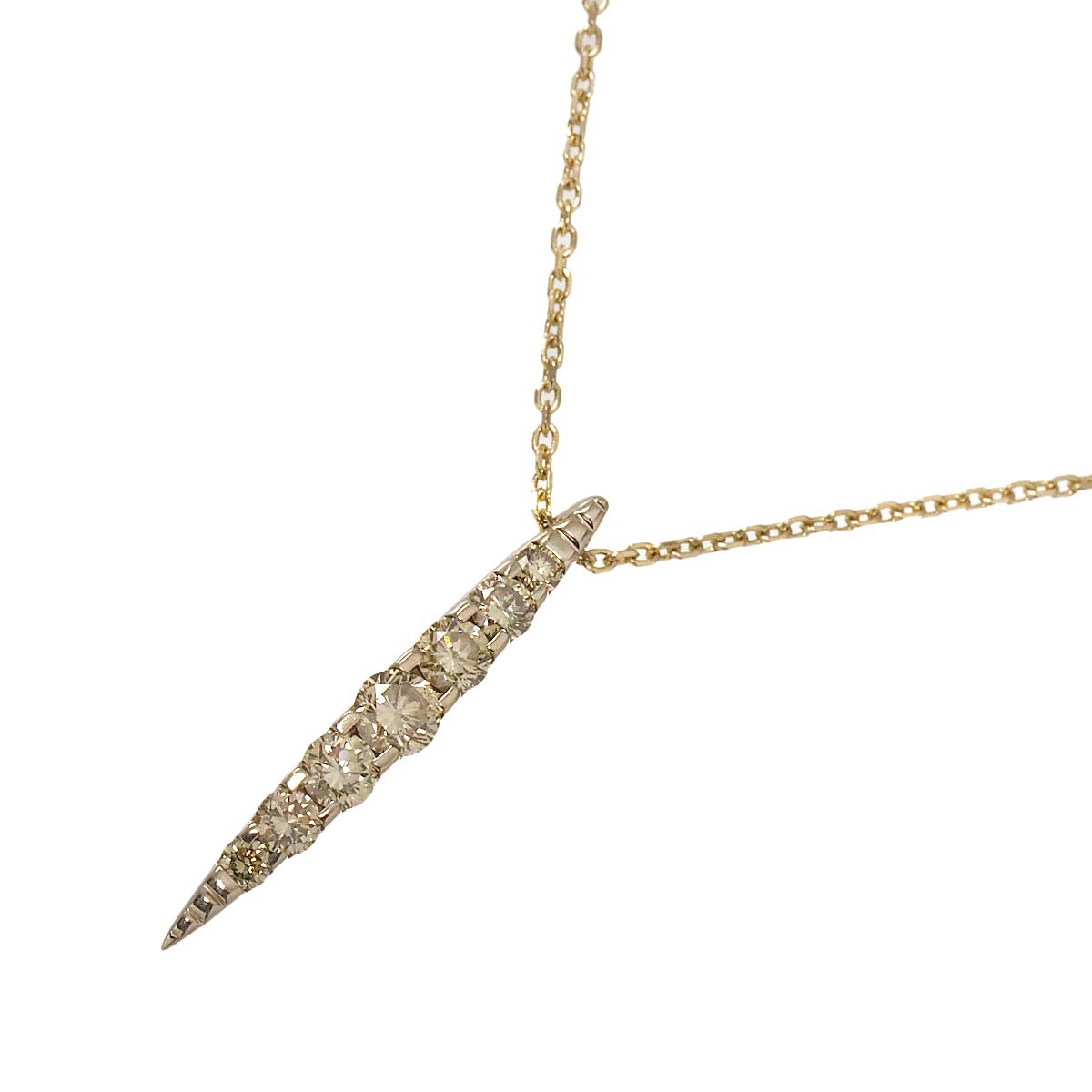 BrownDiamond 0.50ct Necklace 18K Brown Gold 750