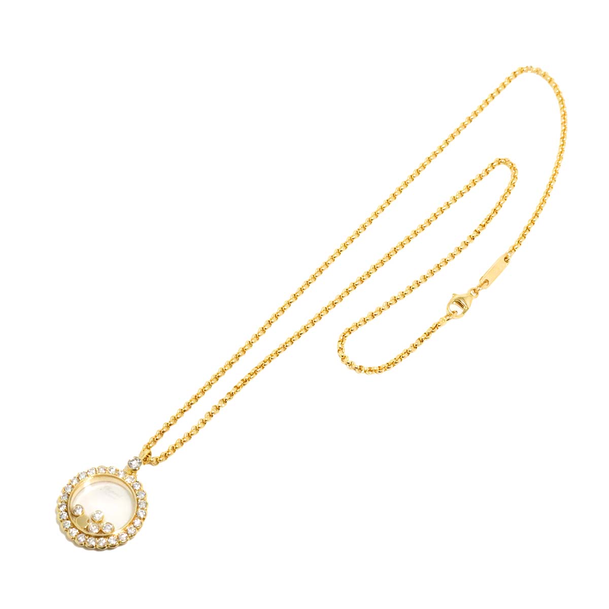 Happy Diamond Necklace 18K Yellow Gold 750