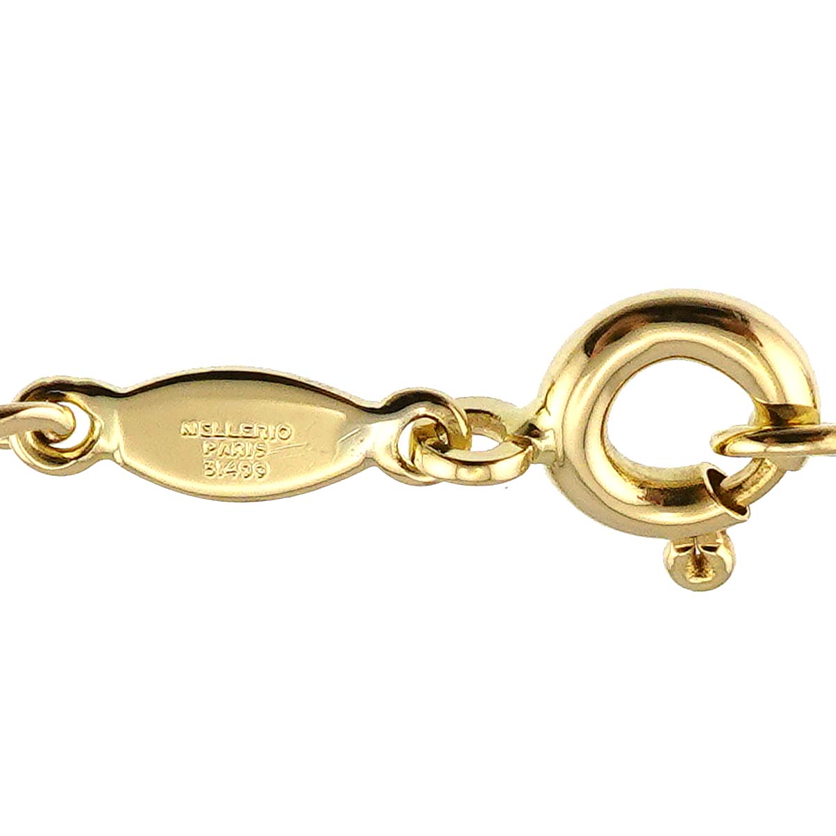 Diamond Necklace 18K Yellow Gold 750