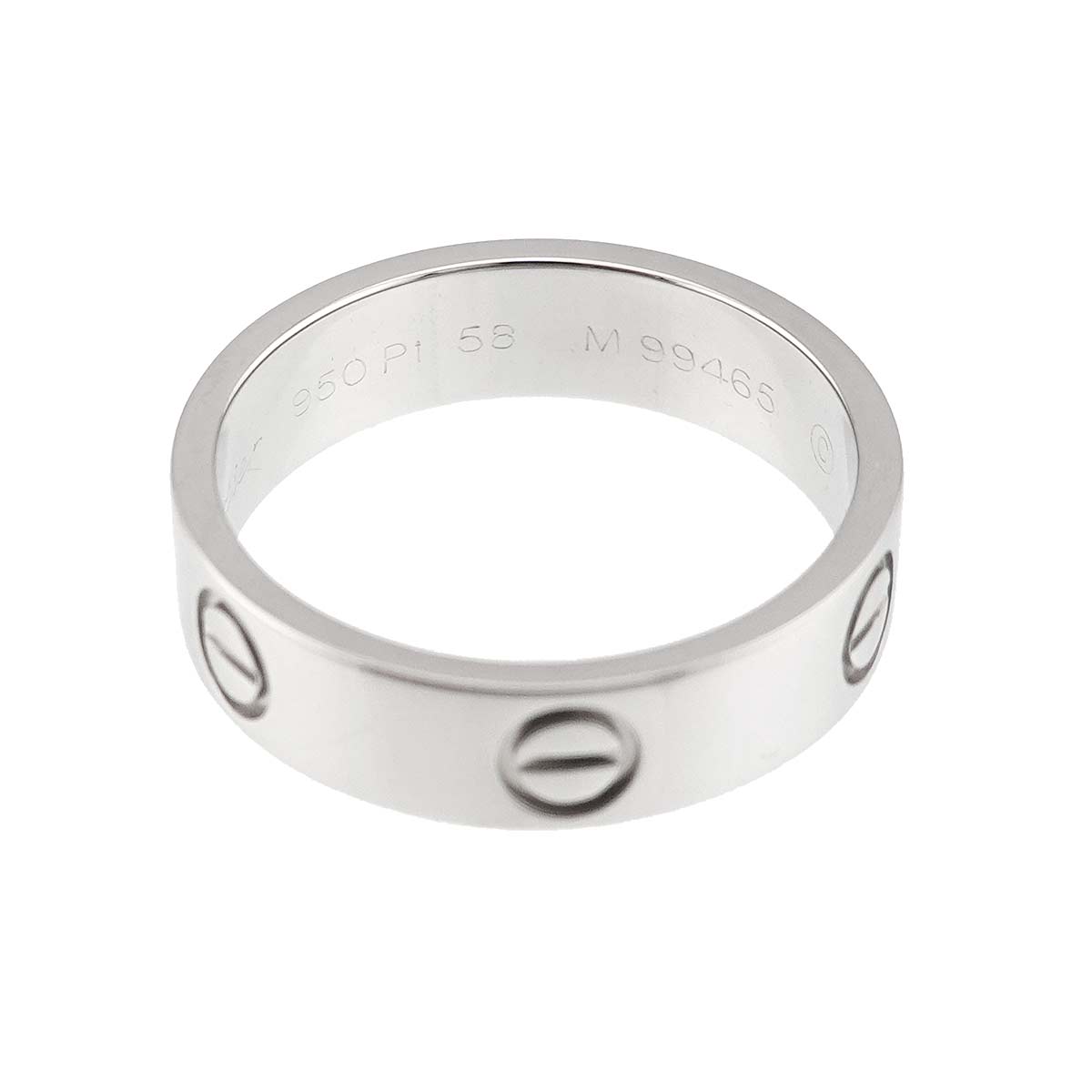 Love Ring Pt Platinum size58 8-8.25(US)