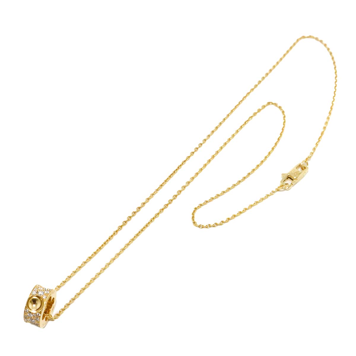 Pandan Tiff Empreinte Diamond Necklace 18K YG 750