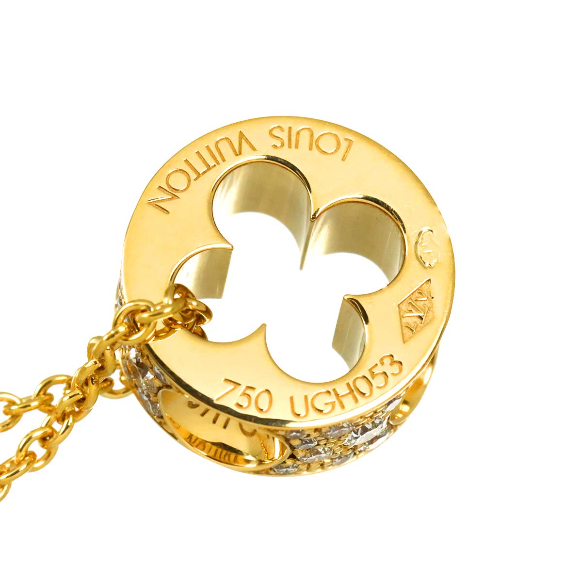 Pandan Tiff Empreinte Diamond Necklace 18K YG 750