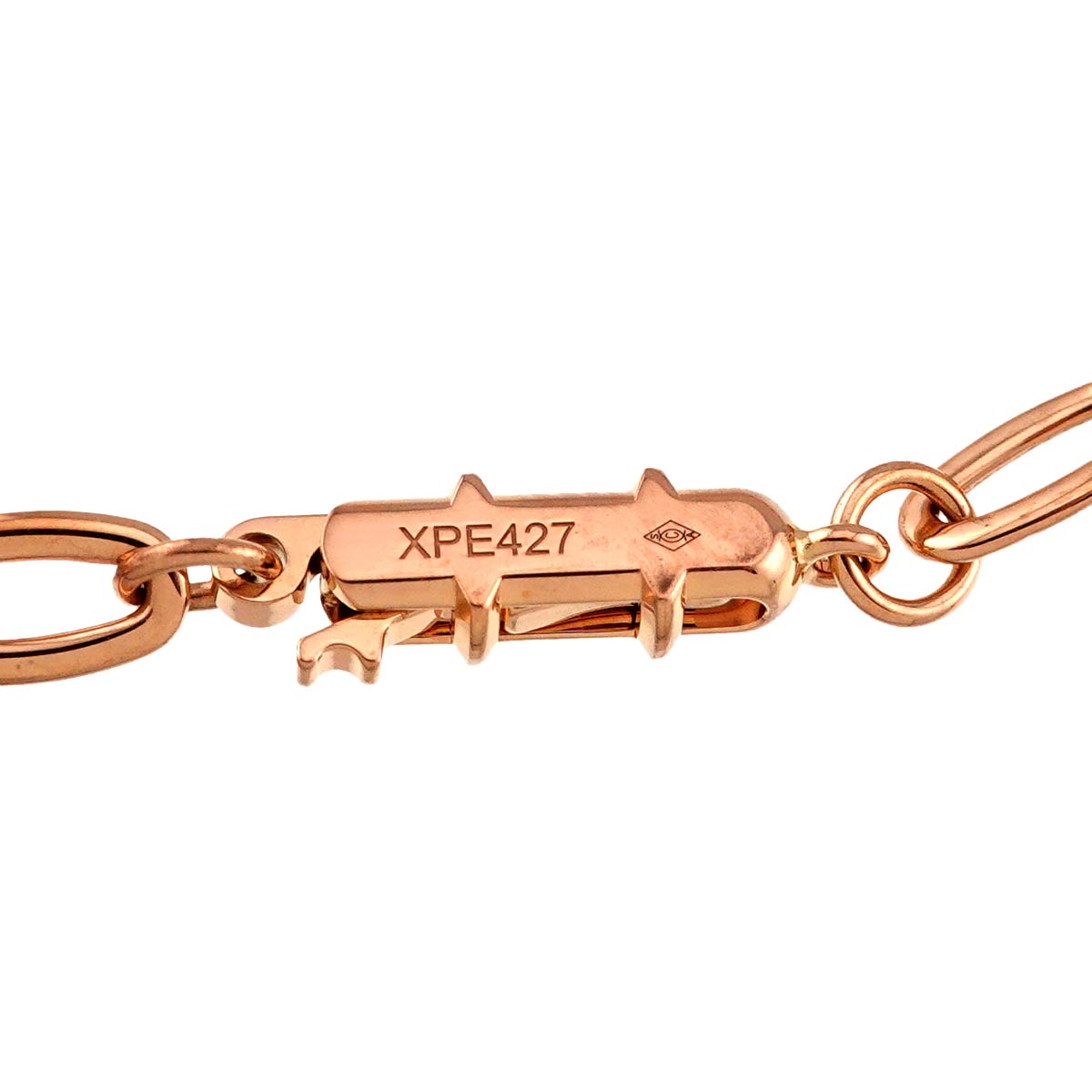 Juste Un Clou Pave Diamond Necklace 18K Pink Gold 750