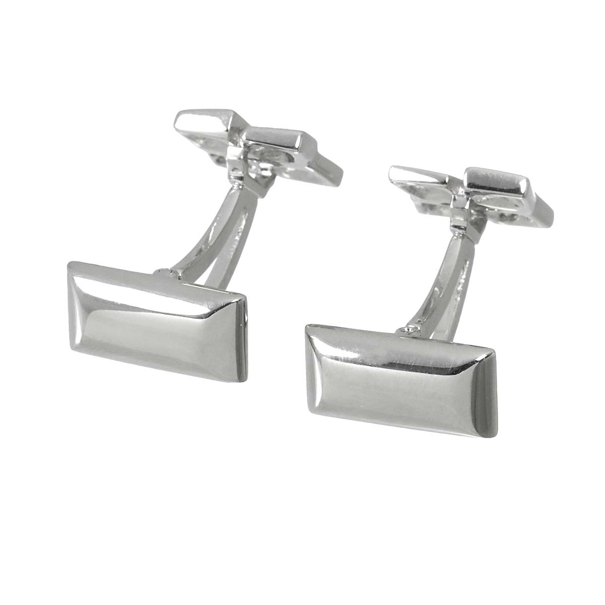 Diamond 0.14ct/0.14ct Cufflinks 18K White Gold 750