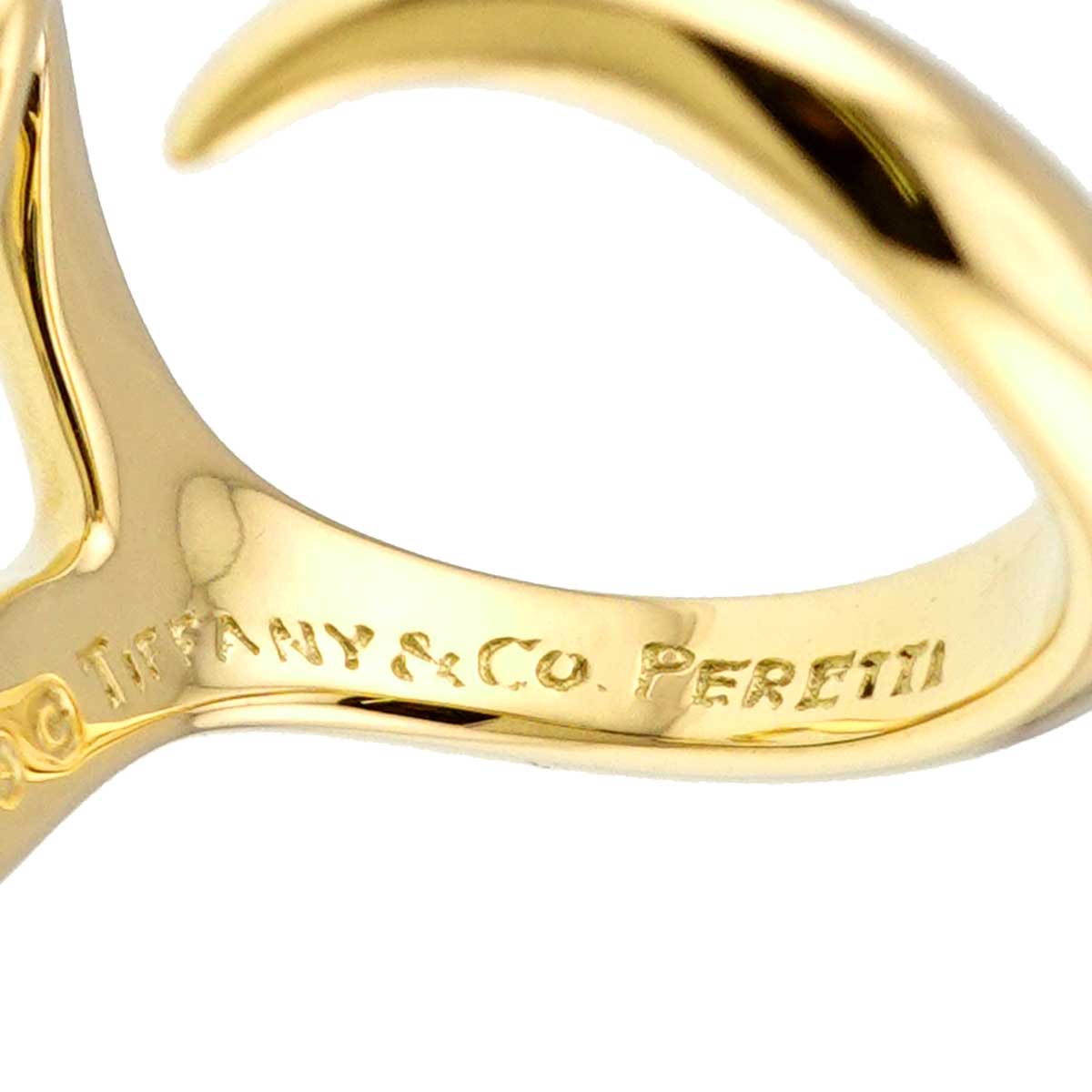 Open Heart Ring 18K YG 750 Size5.25(US)