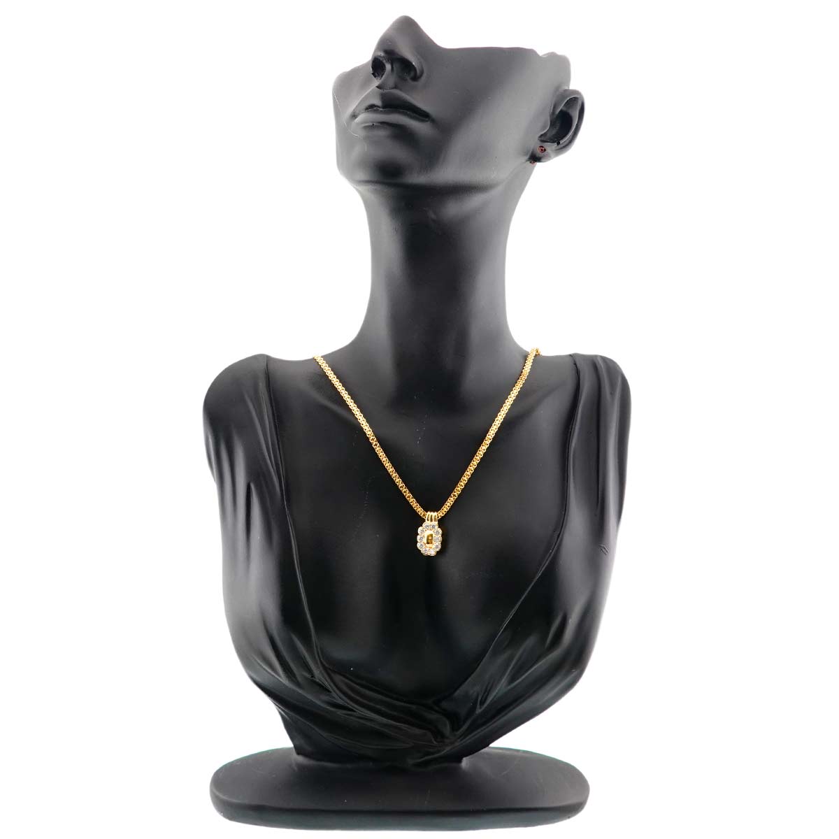 Diamond 0.65ct Necklace 18K YG 750