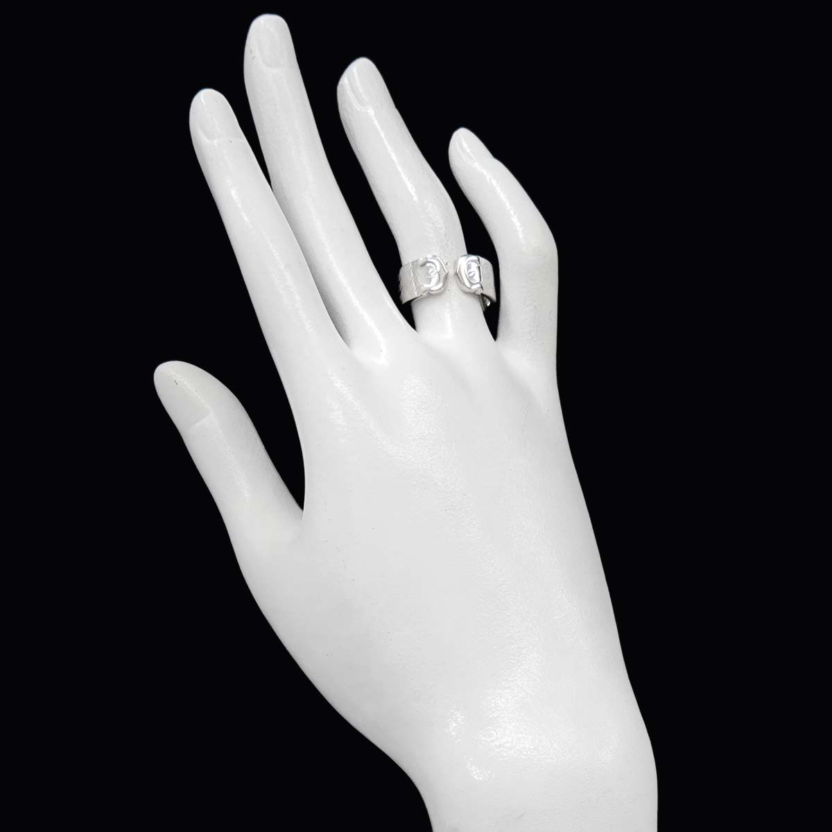 C2 Ring 18K White Gold 750 size53 6-6.25(US)