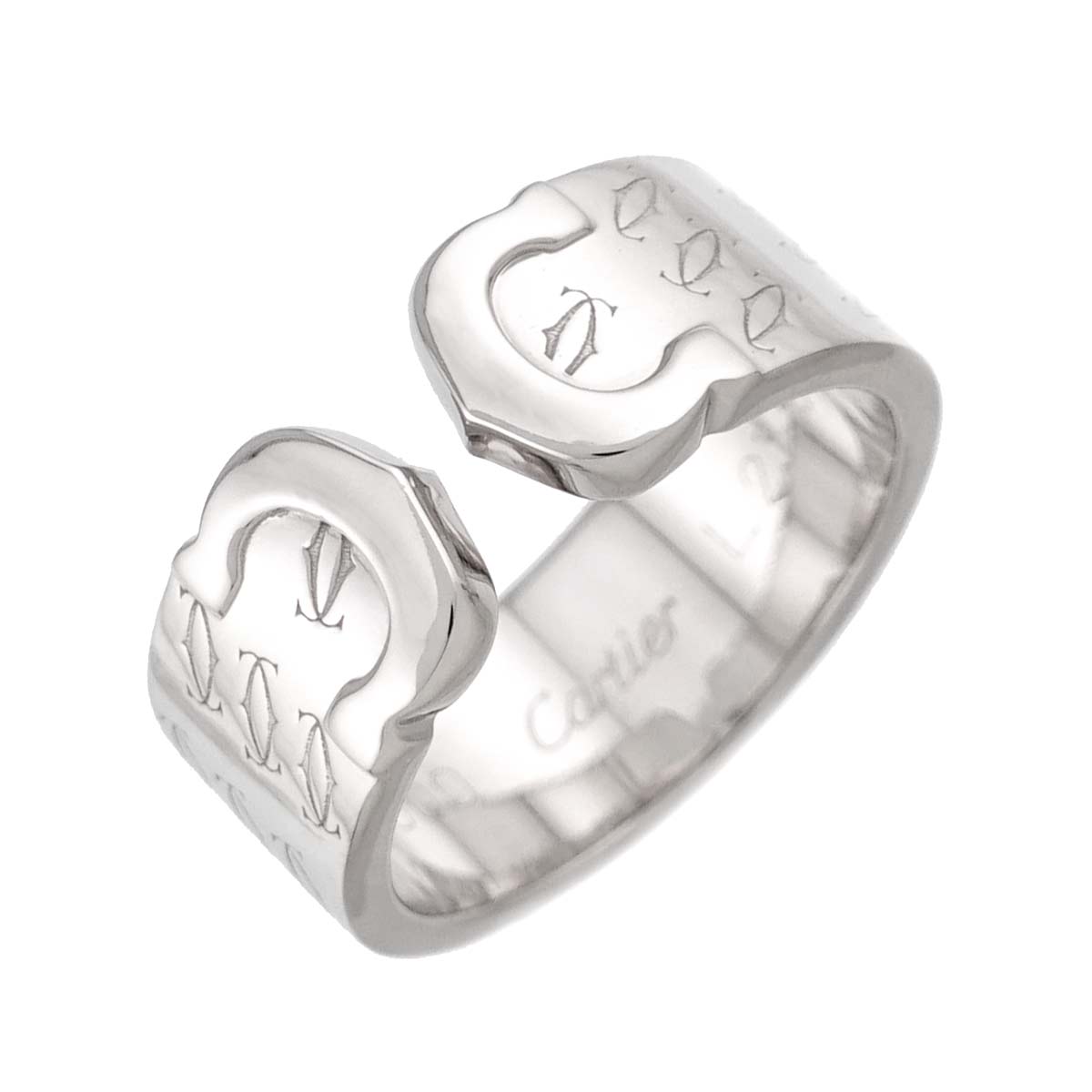 C2 Ring 18K White Gold 750 size53 6-6.25(US)