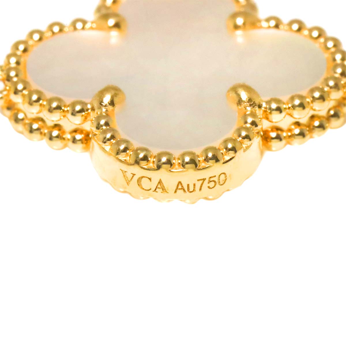 Vintage Alhambra 5P MOP Bracelet 18K YG 750