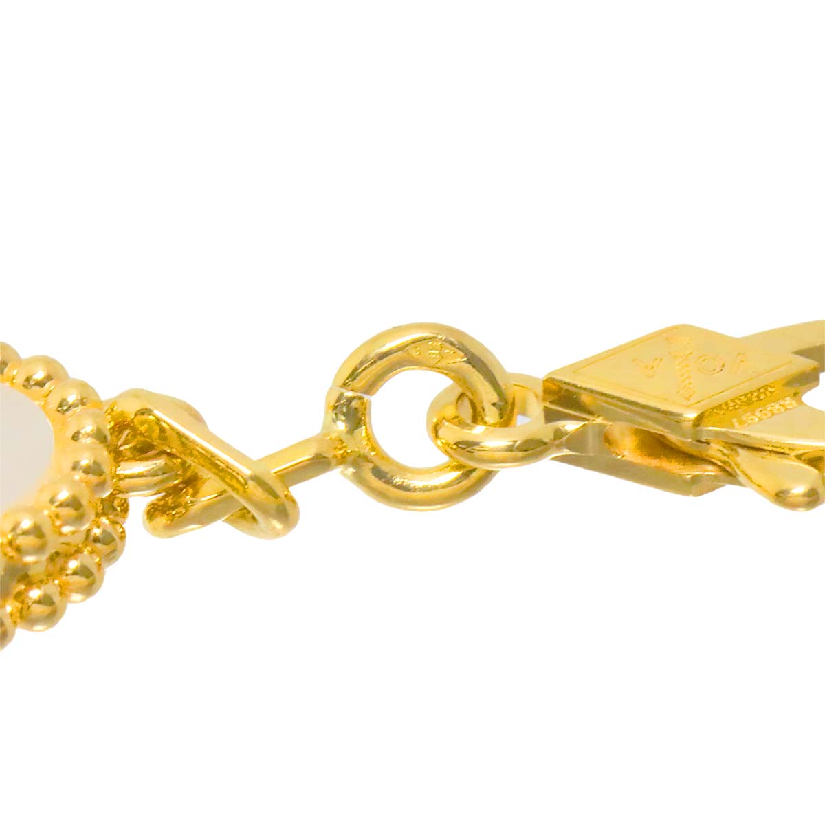 Vintage Alhambra 5P MOP Bracelet 18K YG 750