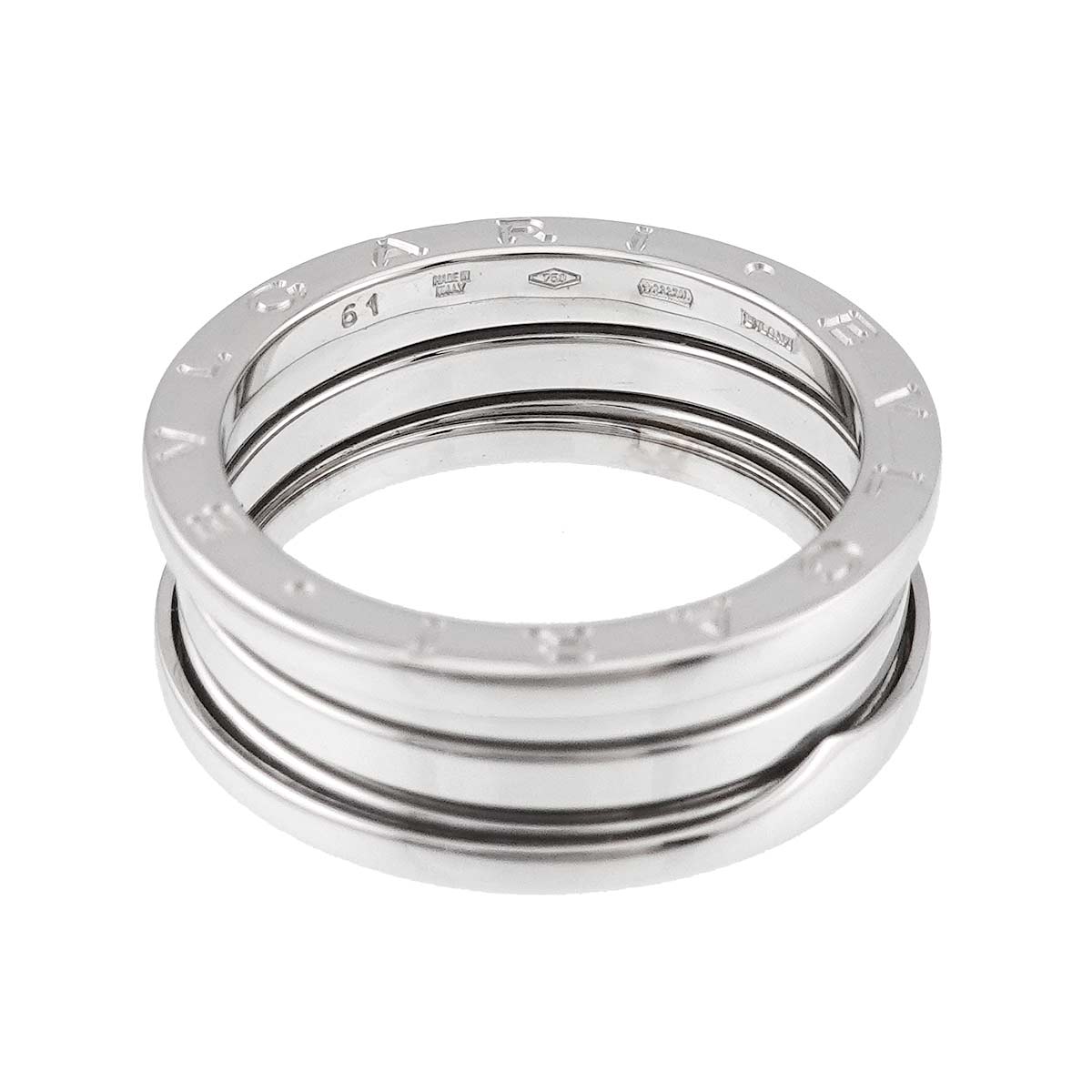 B-ZERO1 3 BAND Ring 18K White Gold 750 Size61 9(US)
