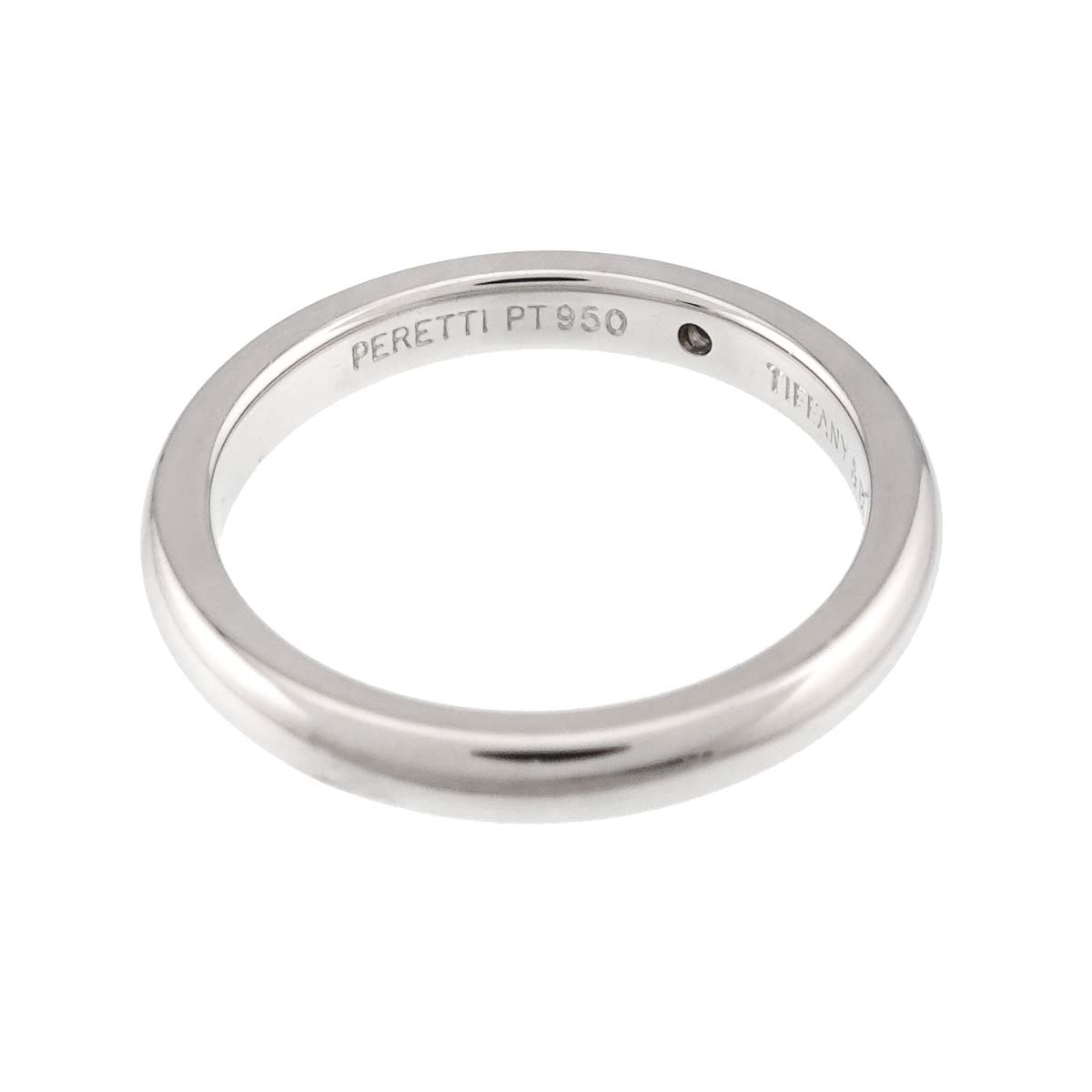 Stacking Band Ring Diamond 1P Platinum Size4.75-5(US)