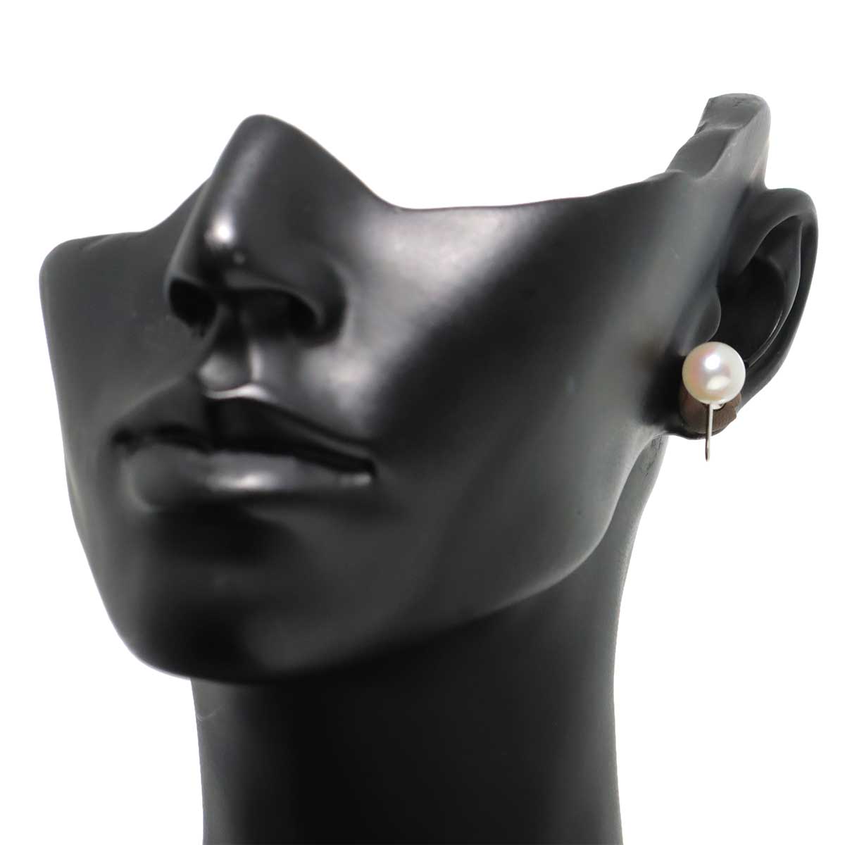 Akoya Pearl 8.0mm Earrings 18K WG 750