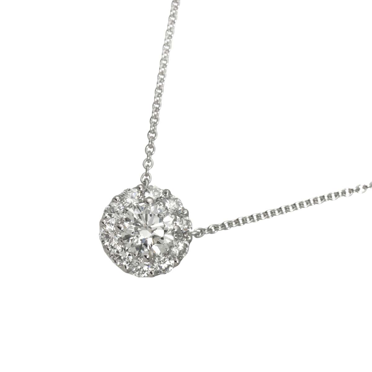 Icon Diamond 0.70ct F/VS1/3EX Necklace 18K WG 750