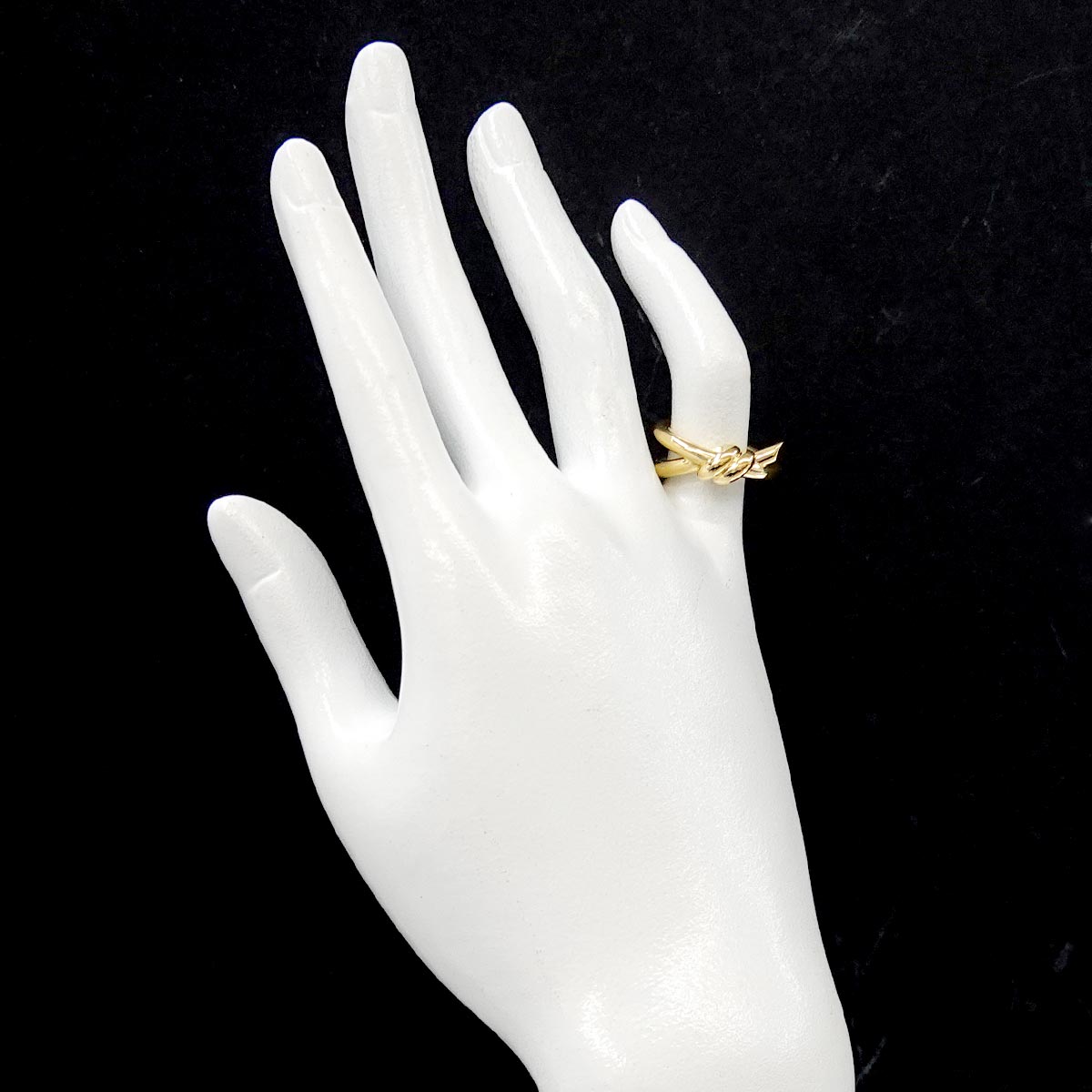 Knot Ring 18K Yellow Gold 750 size5-5.25(US)