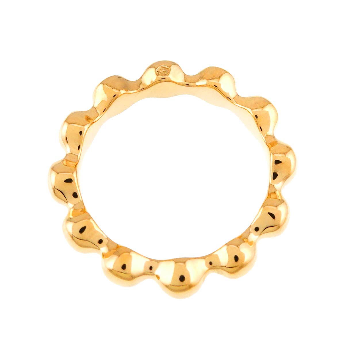 Ring 18K Yellow Gold 750 Size5.5-5.75(US)