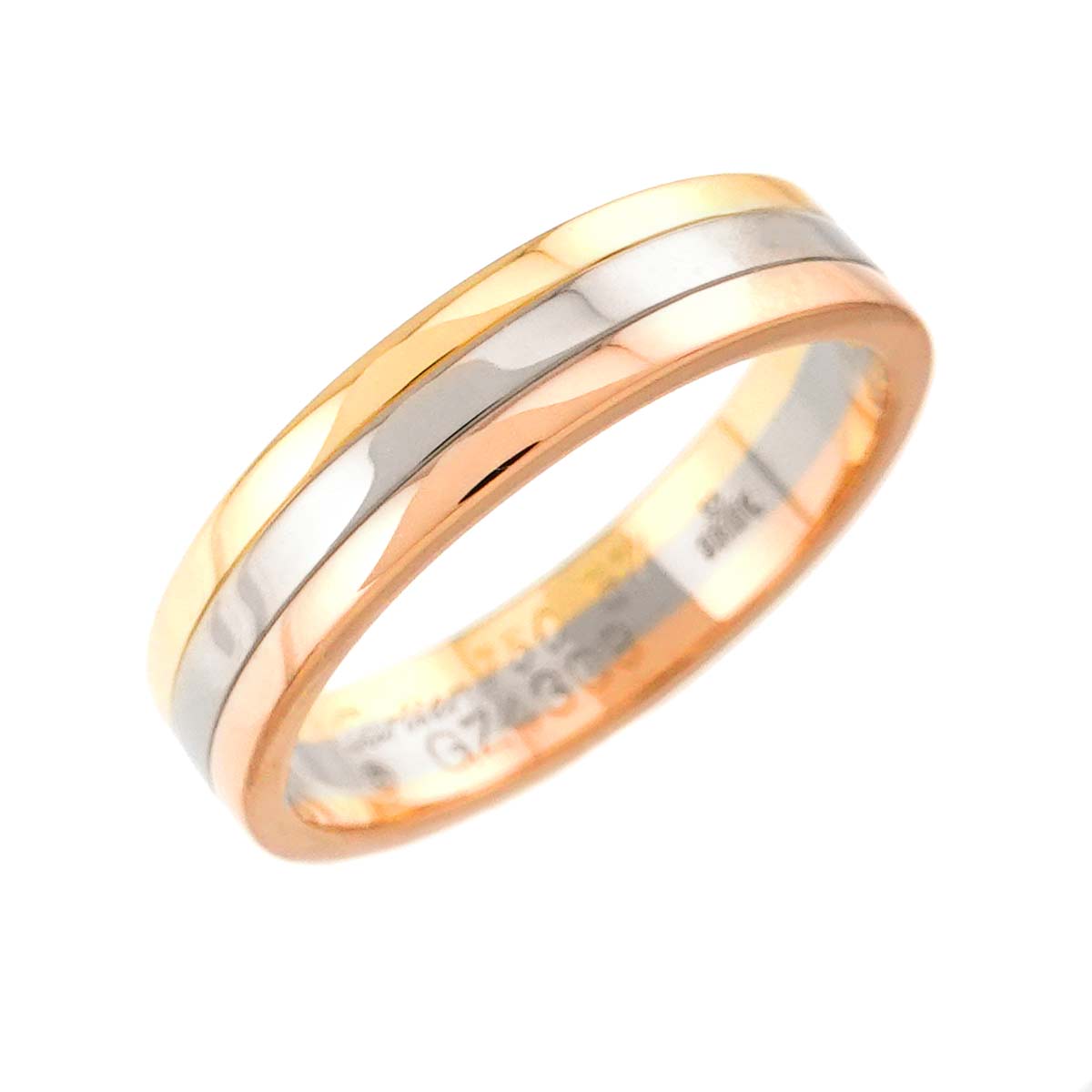 Vendome Ring 18K YG WG PG 750 size57 7.5-7.75(US)