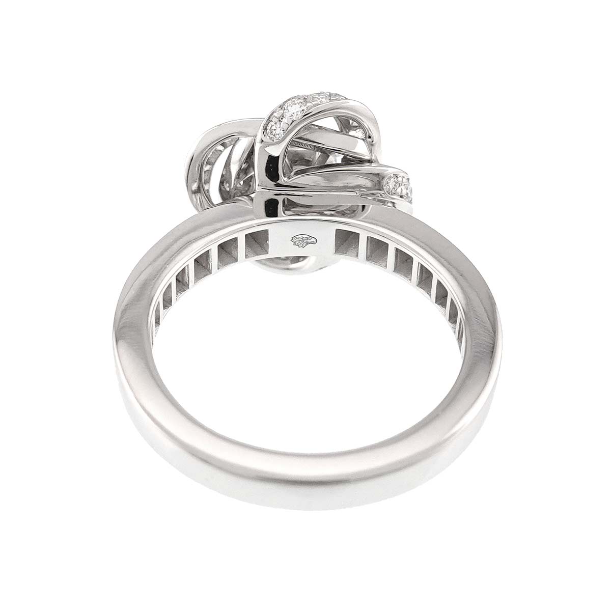 PIVOINE Diamond 0.23ct F/VS1/3EX Ring 18K WG Size47 4(US)