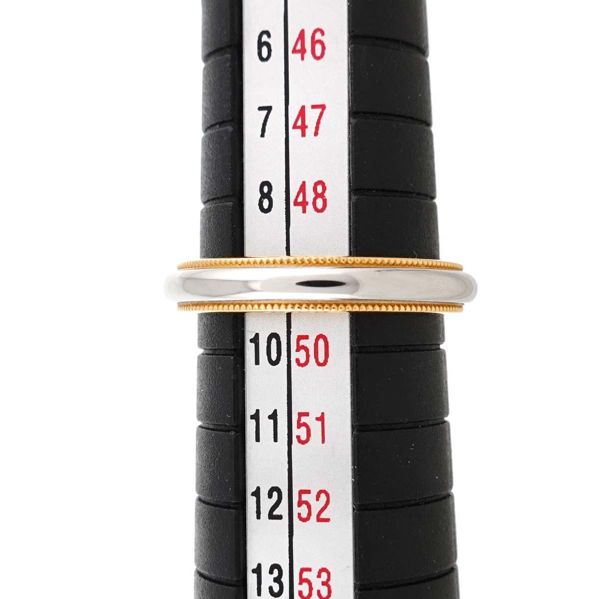 Milgrain Band Ring 18K YG 750 Pt Size4.75-5(US)