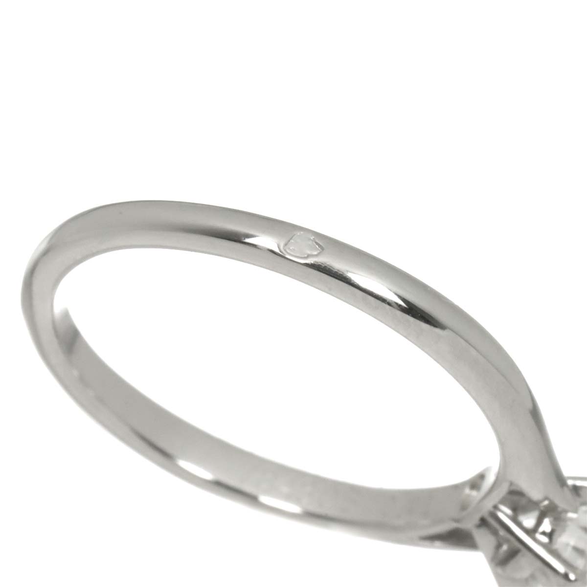Diamond 0.41ct G/VVS2/VG Ring Pt Platinum size51 5.5-5.75(US)