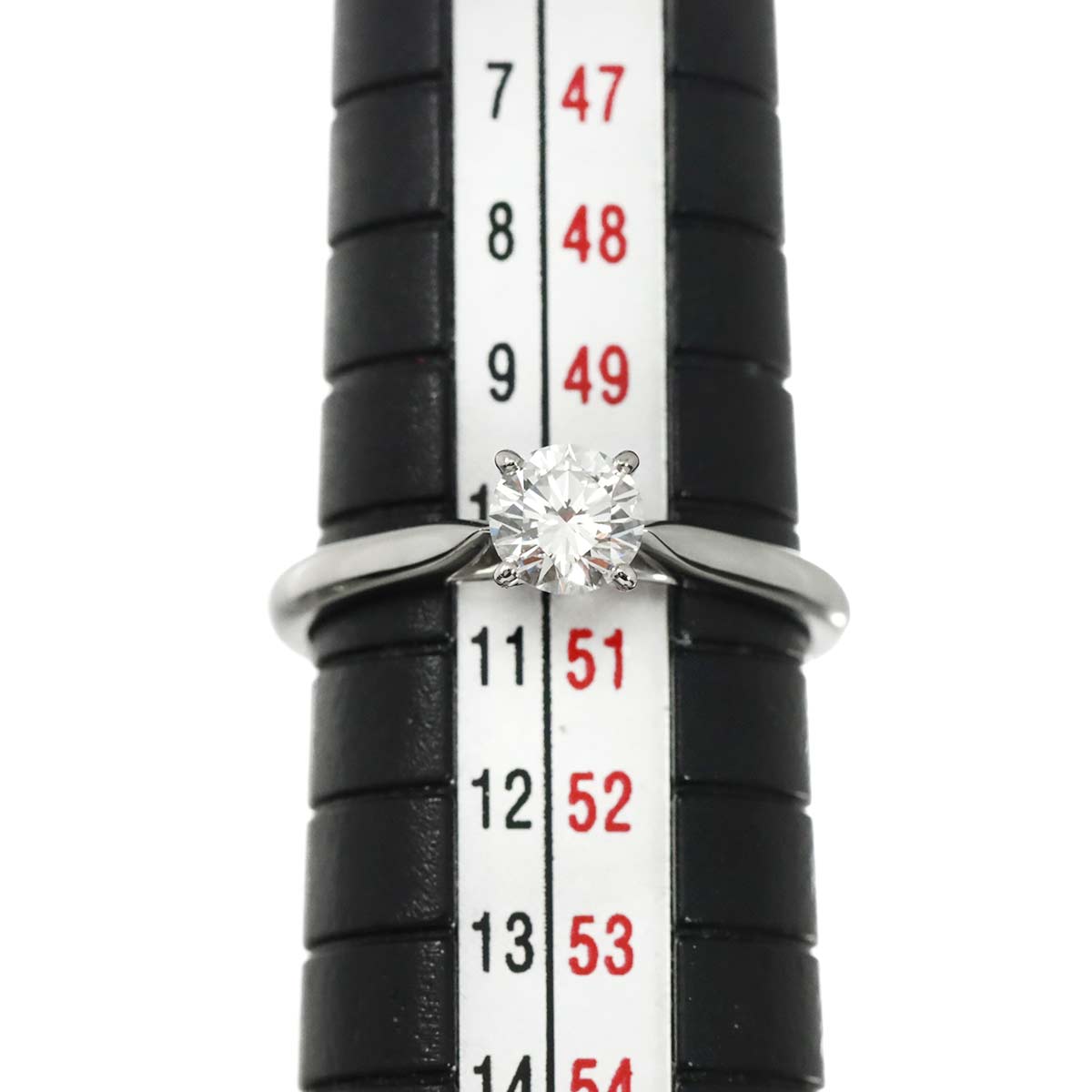 Diamond 0.41ct G/VVS2/VG Ring Pt Platinum size51 5.5-5.75(US)