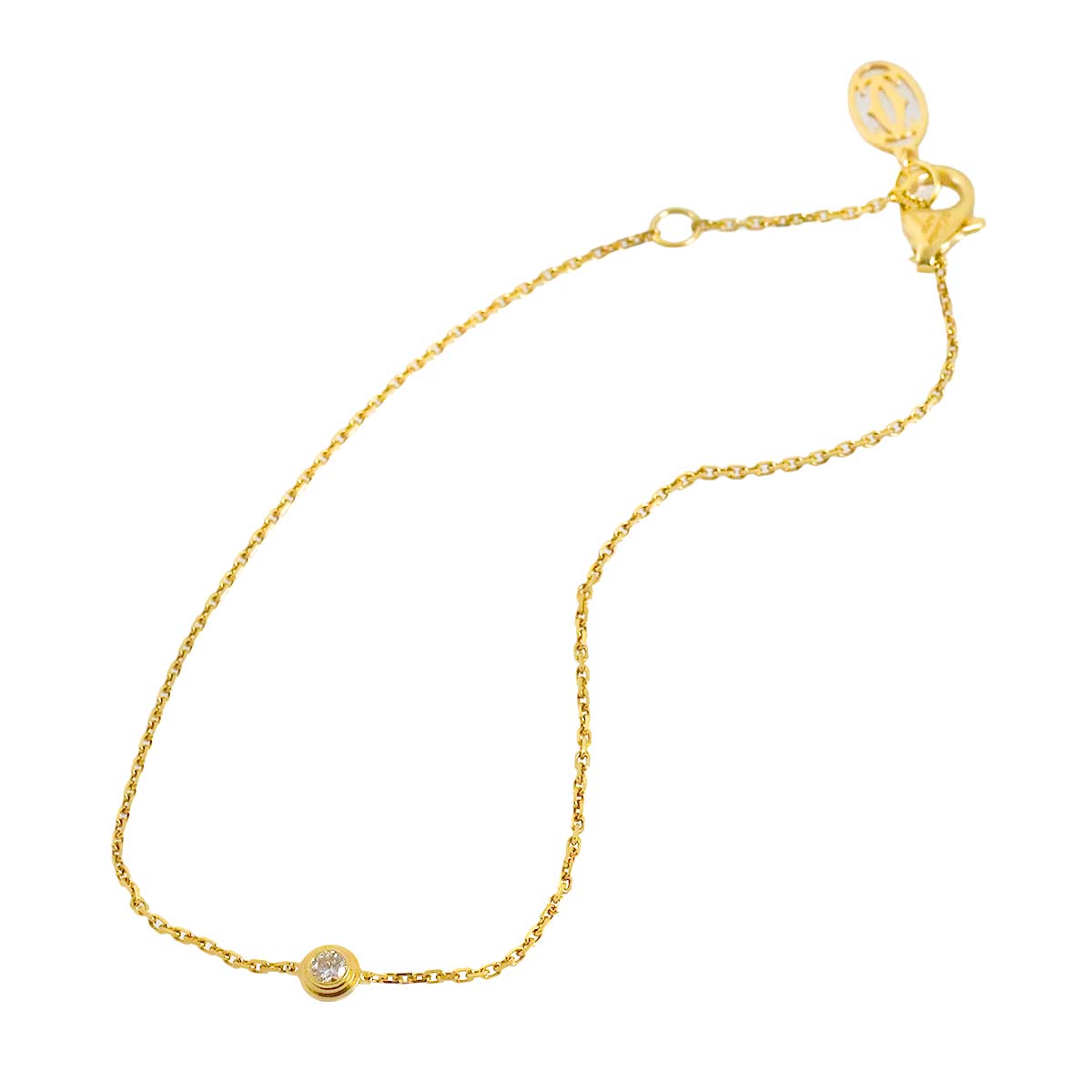 d Amour Diamond Bracelet XS 18K Yellow Gold 750