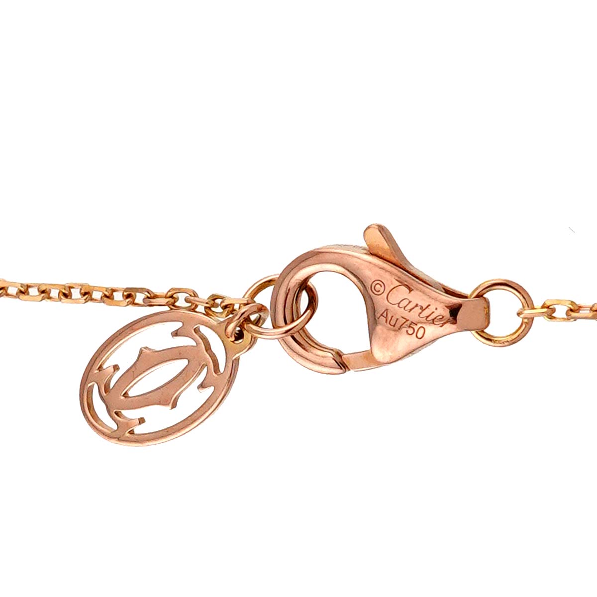 d Amour Diamond Necklace XS 18K Pink Gold 750
