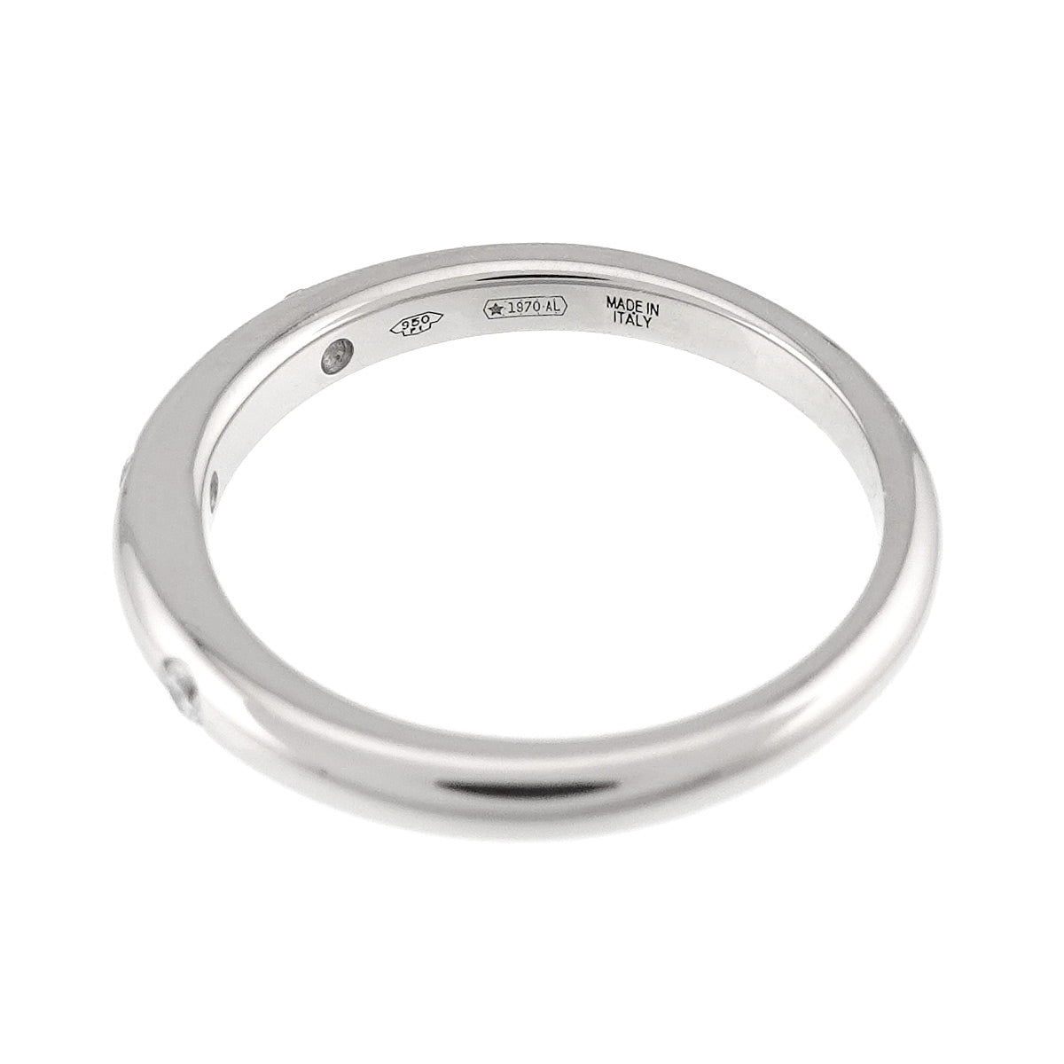 Fedi Diamond 3P Ring Platinum Size4.5(US)
