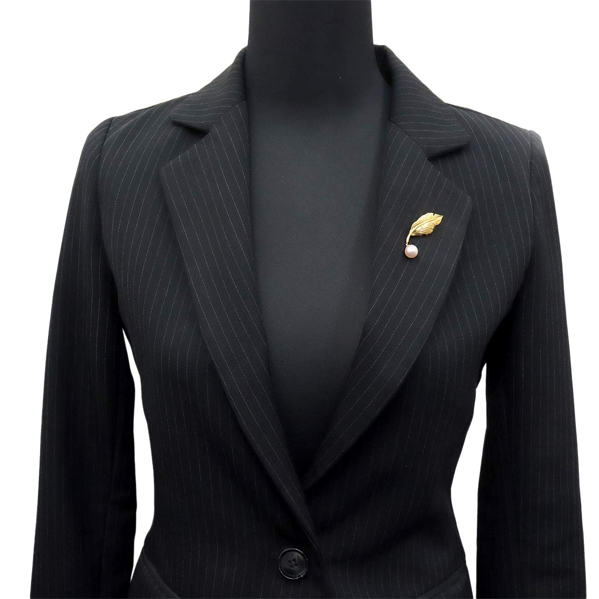 Akoya pearl 8.6mm Brooch 18K Yellow Gold 750