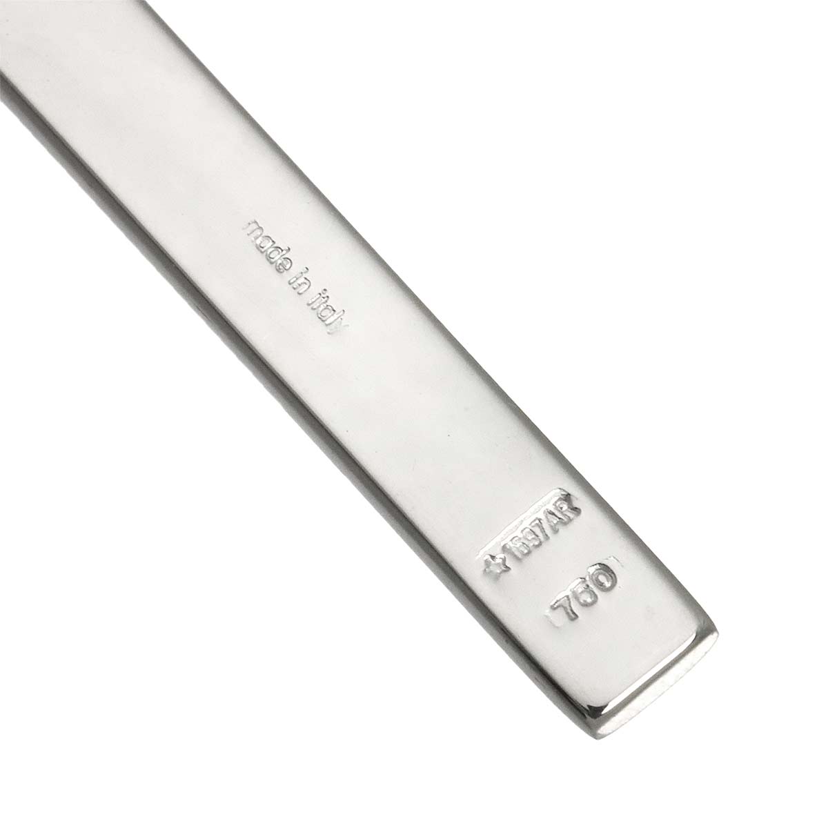 Lariat Earring Pierced 18K White Gold 750 One Piece only