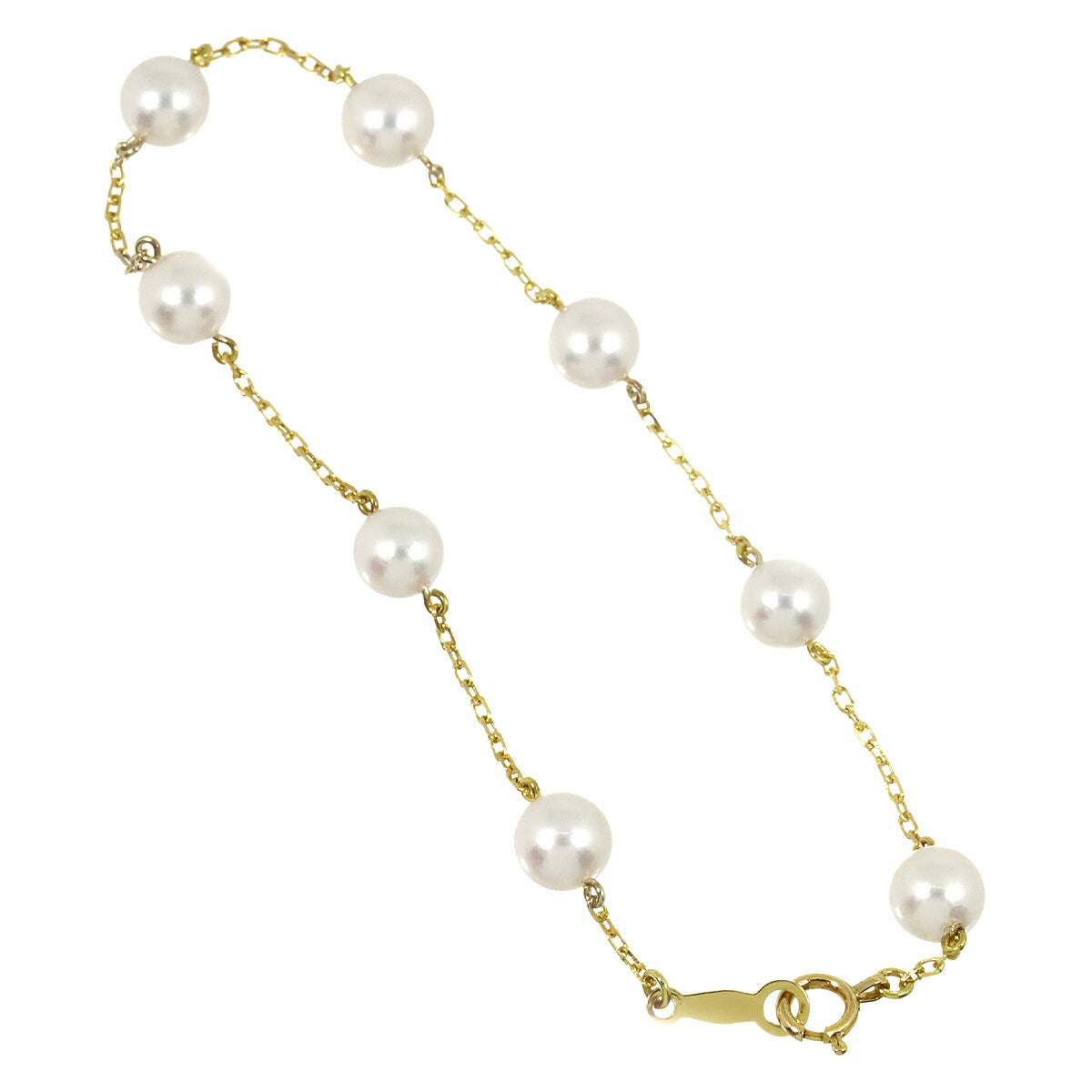 Akoya Pearl 5.8-5.5mm Bracelet 18K YG 750