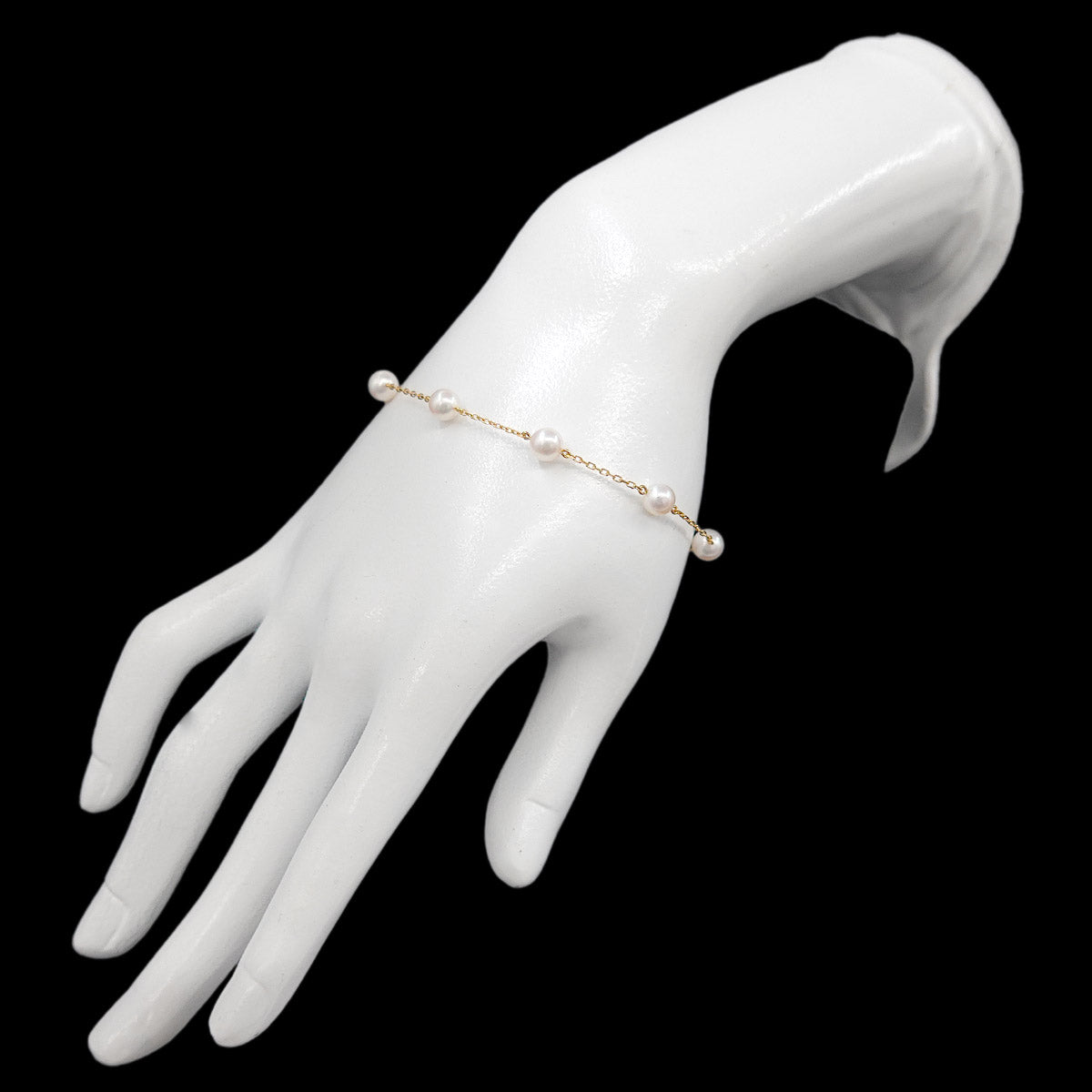 Akoya Pearl 5.8-5.5mm Bracelet 18K YG 750
