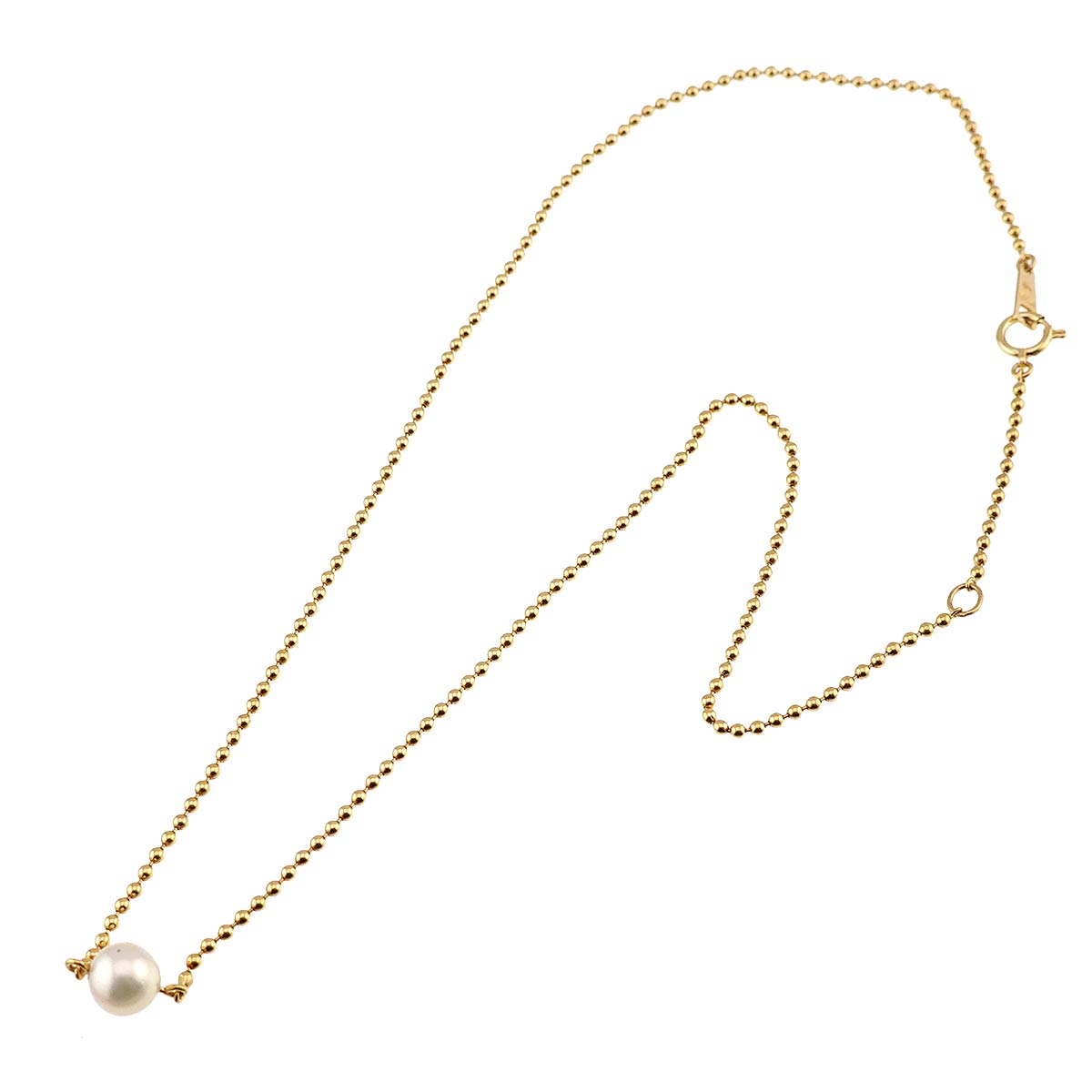 Akoya Pearl 6.7mm Necklace 18K YG 750