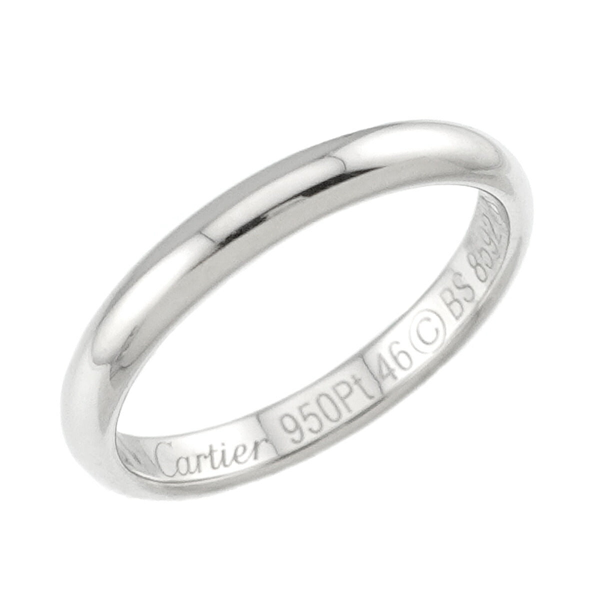Classic Ring Platinum Size46 3.75(US)
