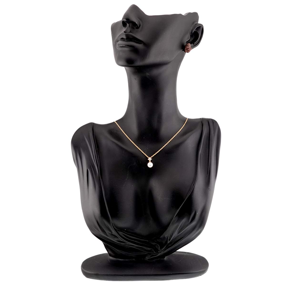 Akoya Pearl 6.3mm Diamond 0.05ct Necklace 18K YG 750