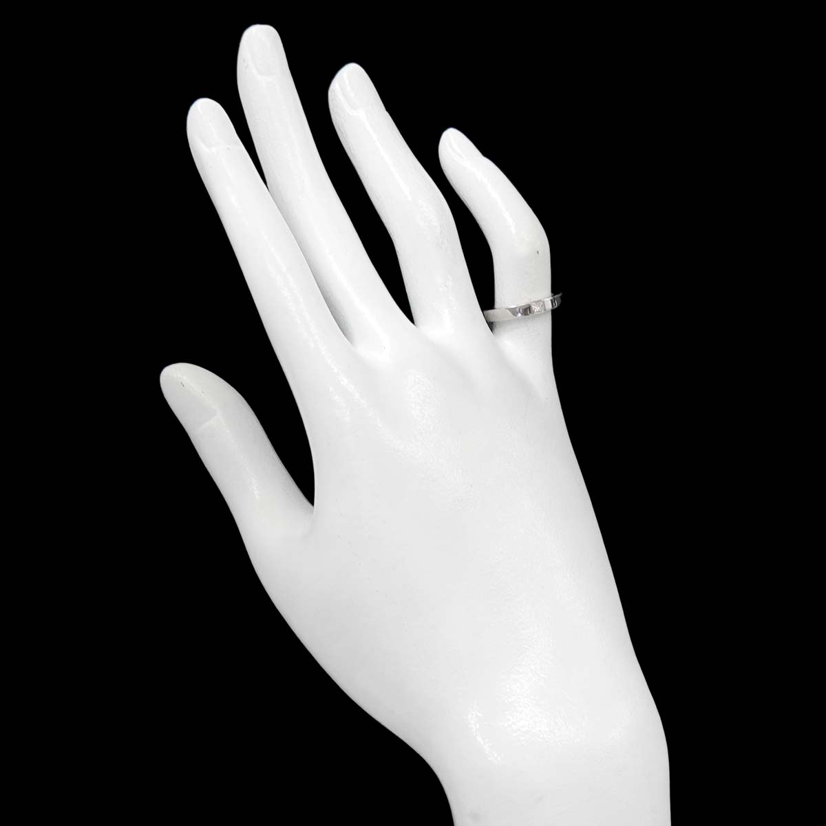 Traffic Diamond Ring Pt Platinum size4(US)