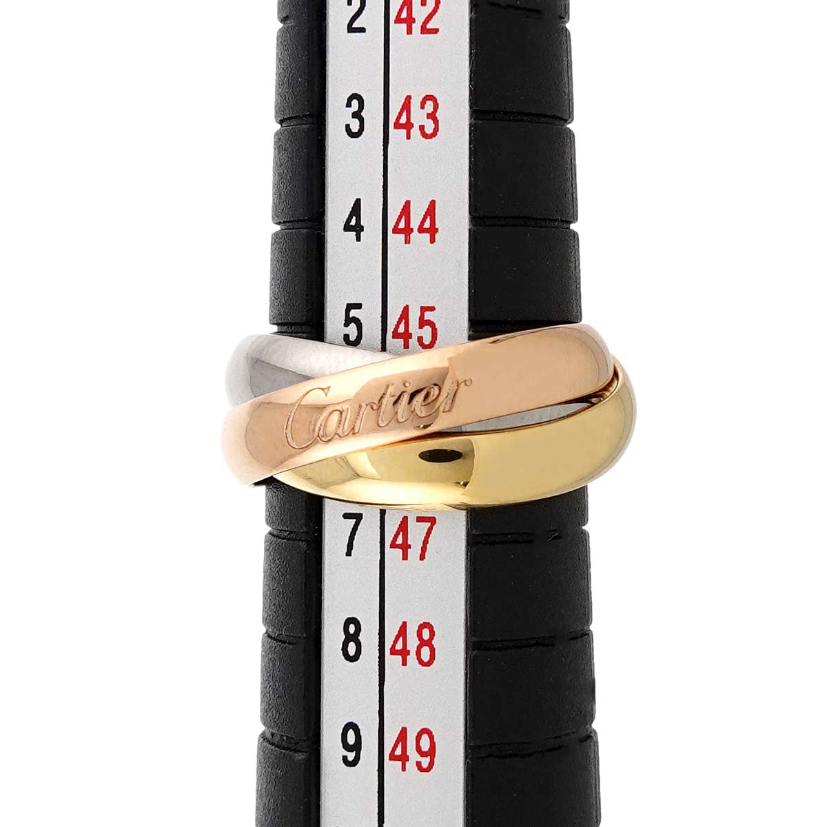 Trinity MM Ring 18K YG WG PG 750 Size46 3.75(US)
