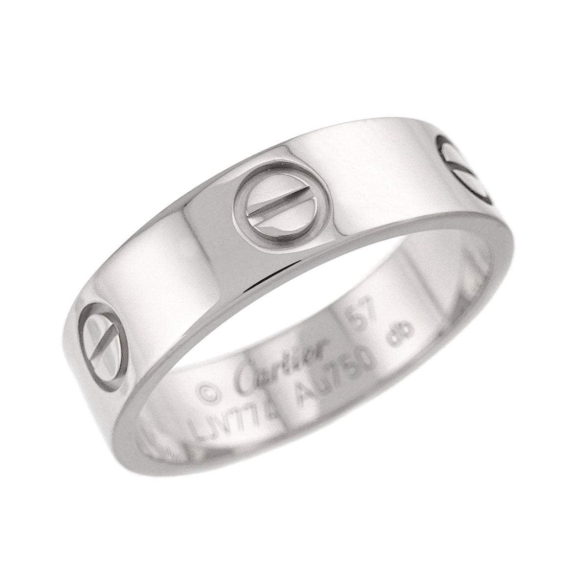 Love Classic Ring 18K White Gold 750 size57 7.5-7.75(US)