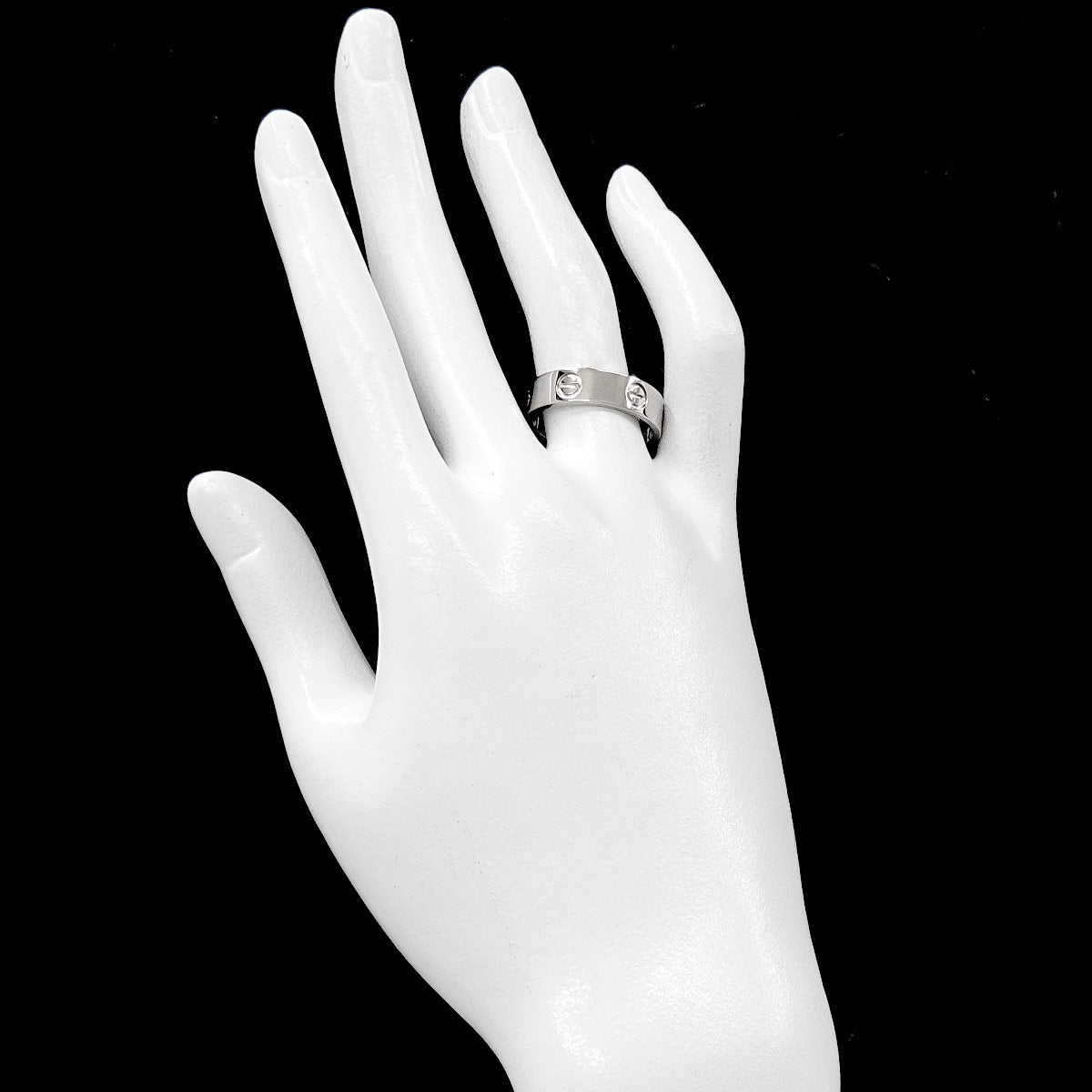 Love Classic Ring 18K White Gold 750 size57 7.5-7.75(US)