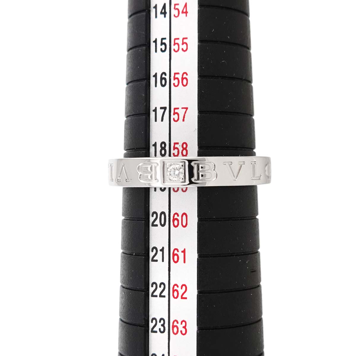 B-ZERO1 Diamond 1P Ring 18K WG 750 size8.25-8.75(US)
