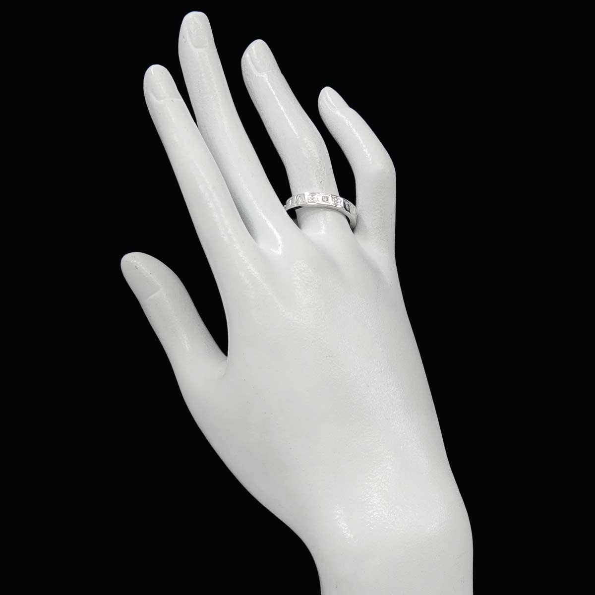 B-ZERO1 Diamond 1P Ring 18K WG 750 size8.25-8.75(US)
