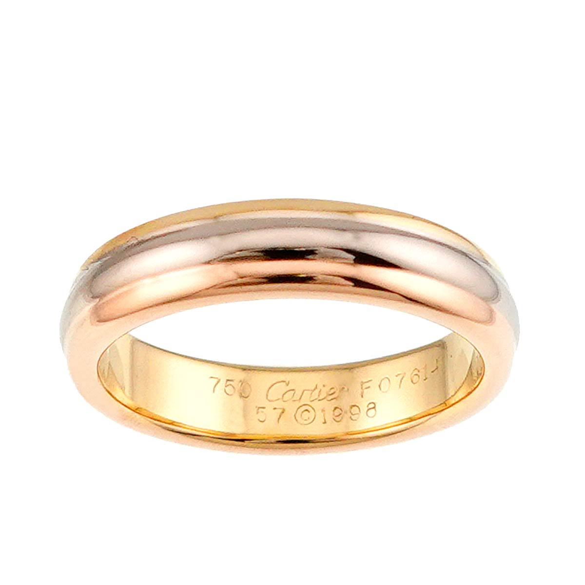 Vendome Ring 18K YG WG PG 750 size57 7.5-7.75(US)