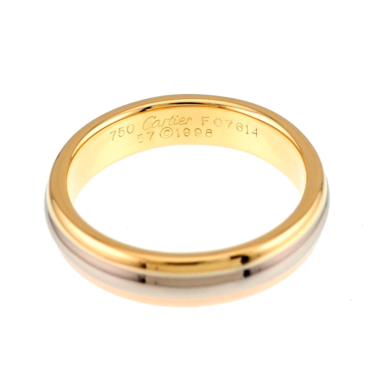 Vendome Ring 18K YG WG PG 750 size57 7.5-7.75(US)